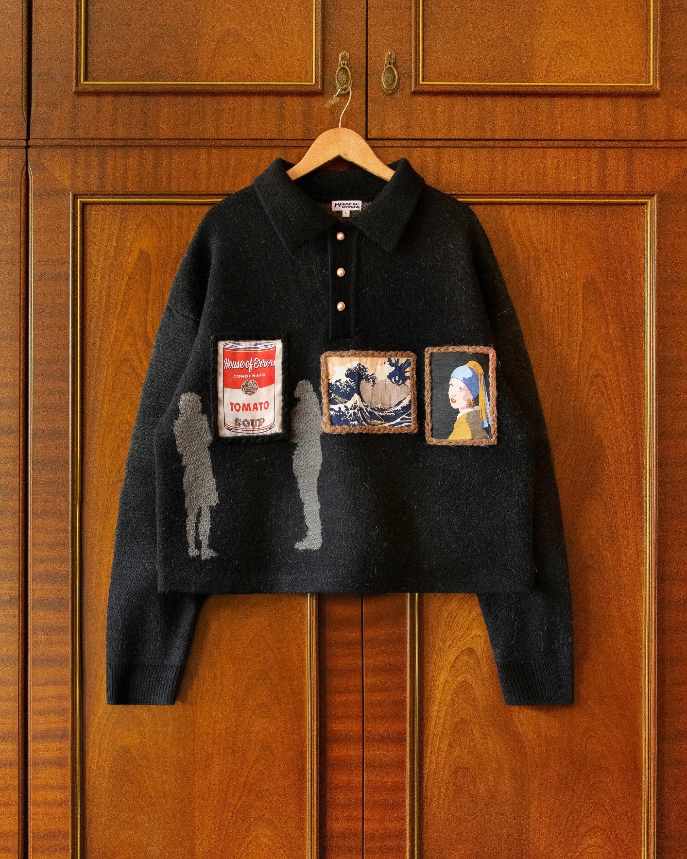 house off errors ニット SHAGGY KNITTED STRIPED SWEATER – HOUSE OF ERRORS