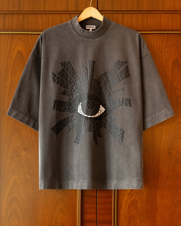 MOSAIC ALL-SEEING HEAVYWEIGHT TEE IN SABLE