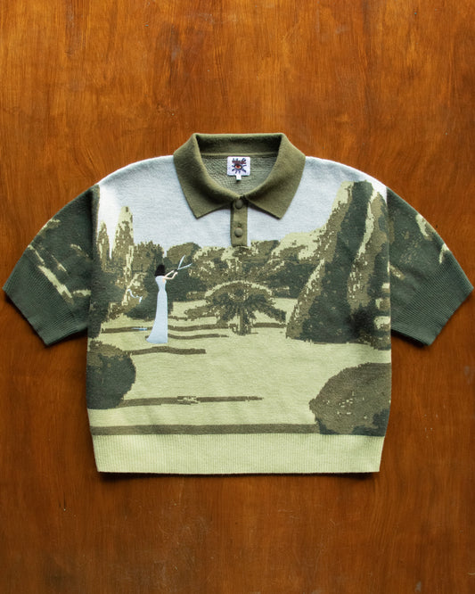 KNITTED GARDEN POLO