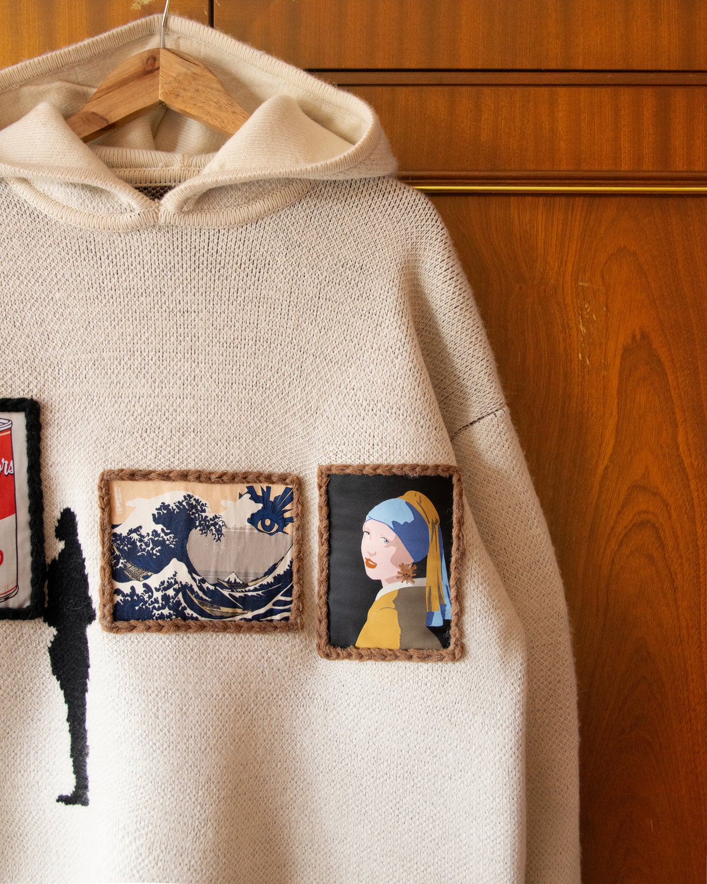 KNITTED GALLERY HOODIE