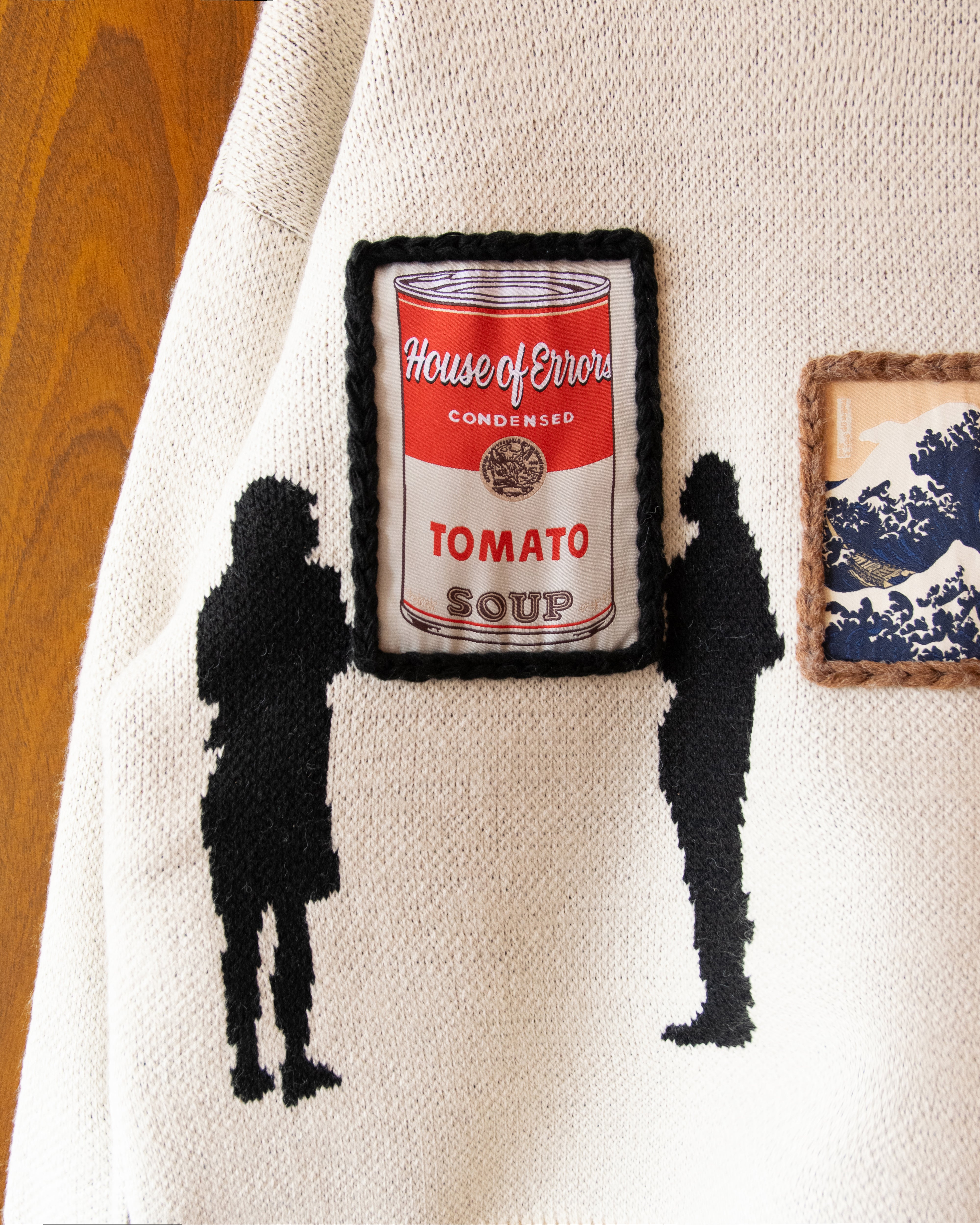 house of errors ハウスオブエラー　ニット KNITTED GALLERY HOODIE – HOUSE OF ERRORS