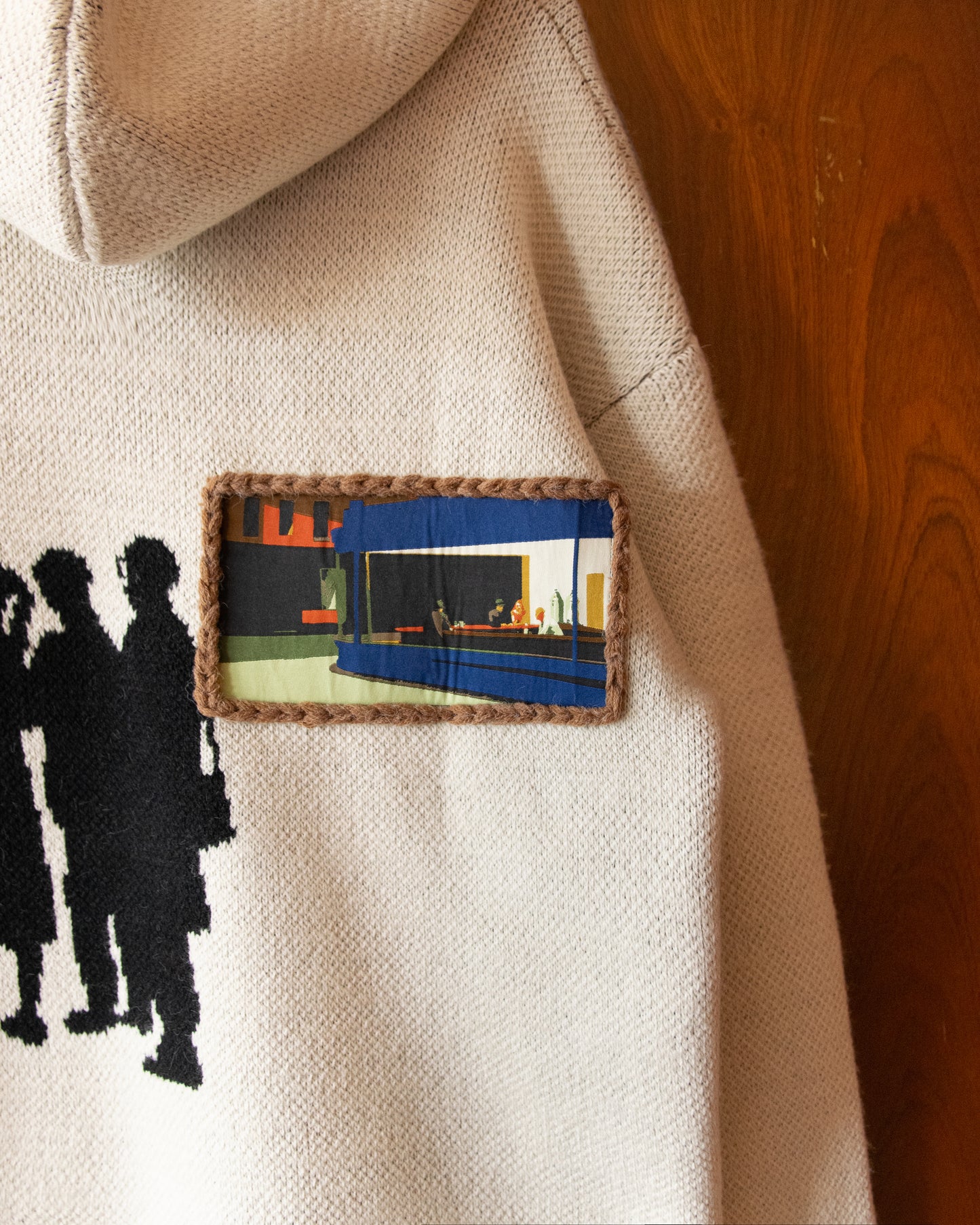 KNITTED GALLERY HOODIE