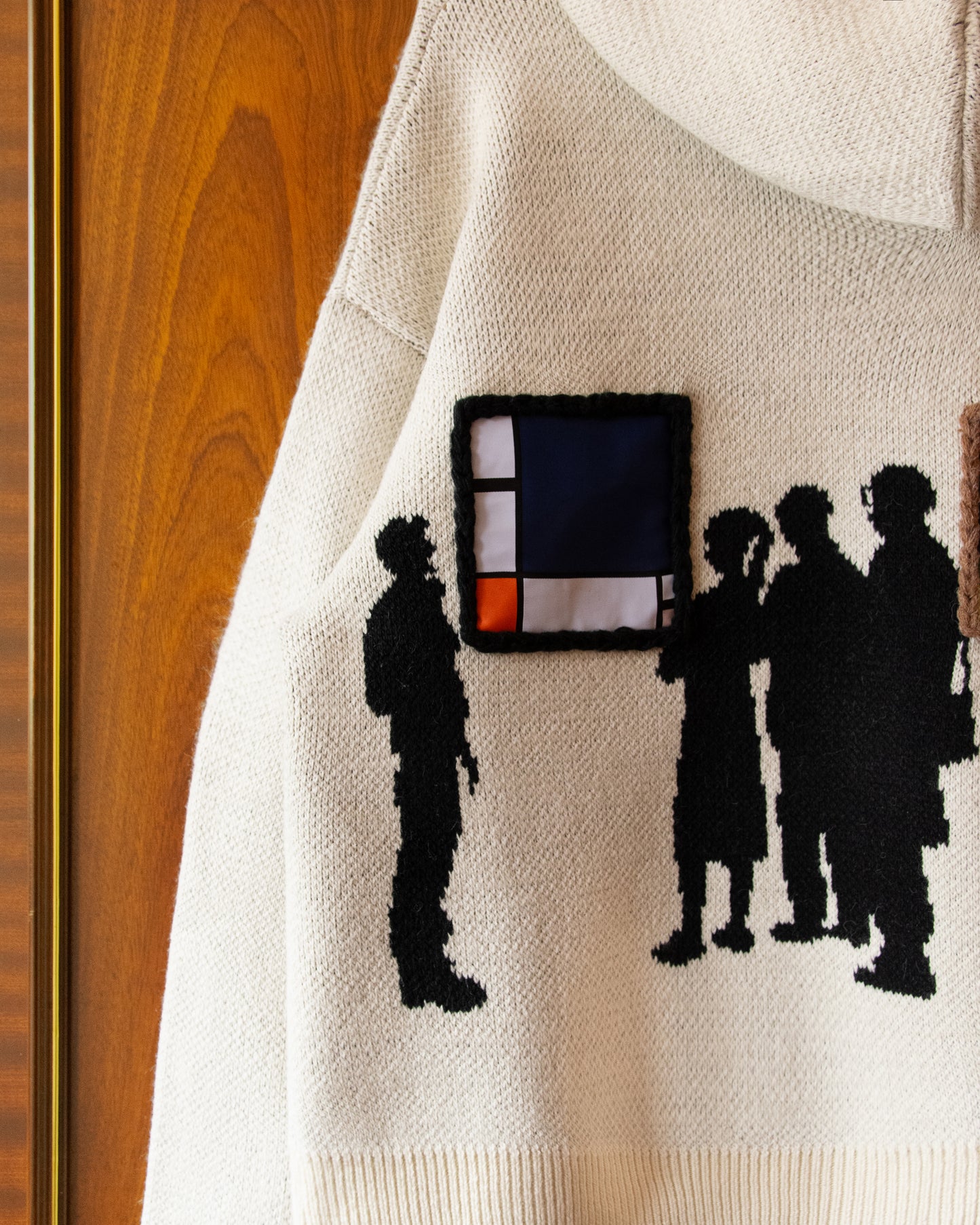 KNITTED GALLERY HOODIE