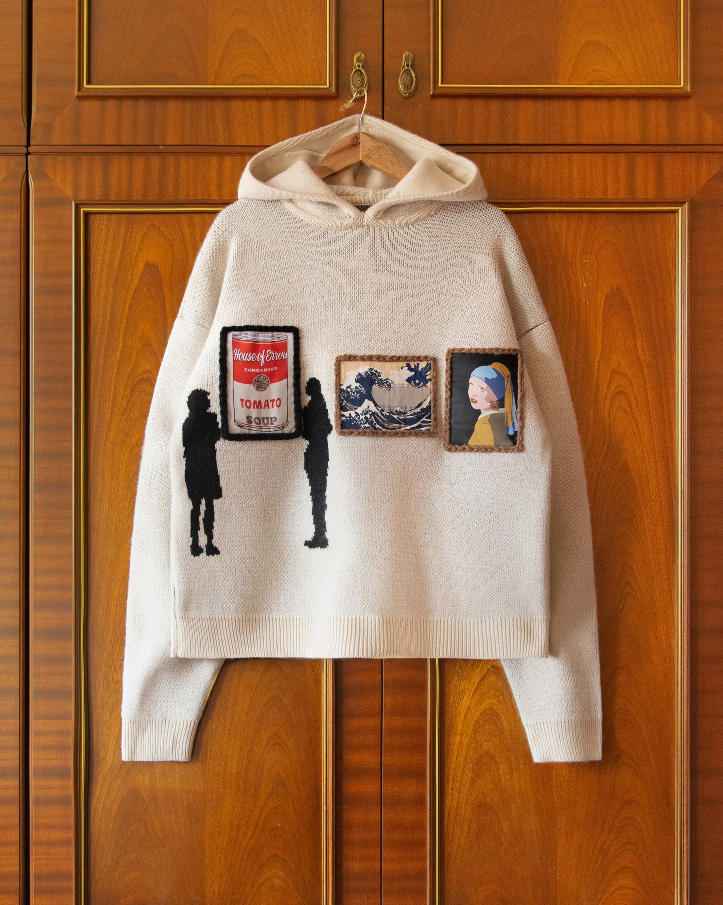 KNITTED GALLERY HOODIE