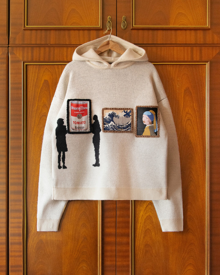 KNITTED GALLERY HOODIE