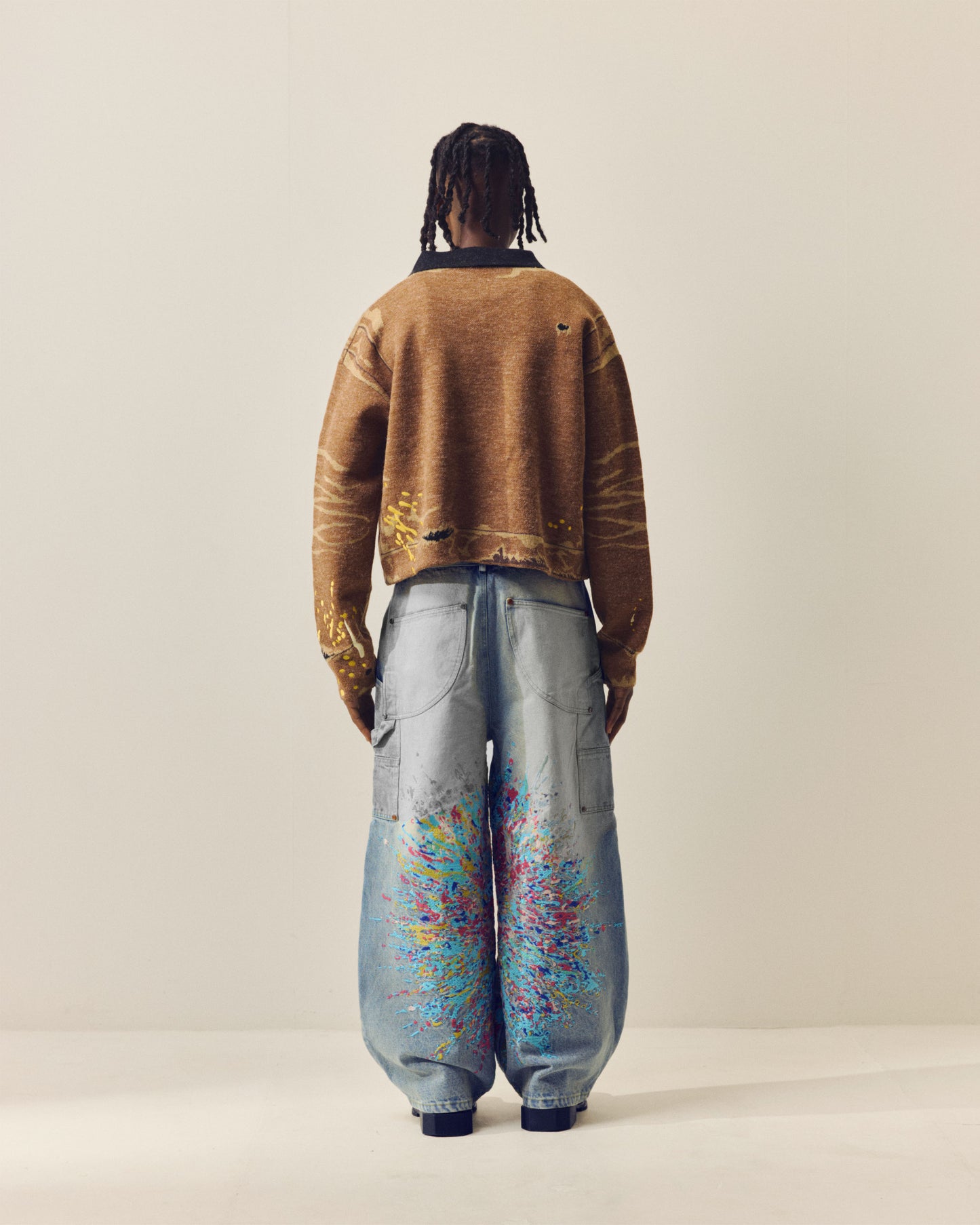 EMBROIDERED CARPENTER JEANS