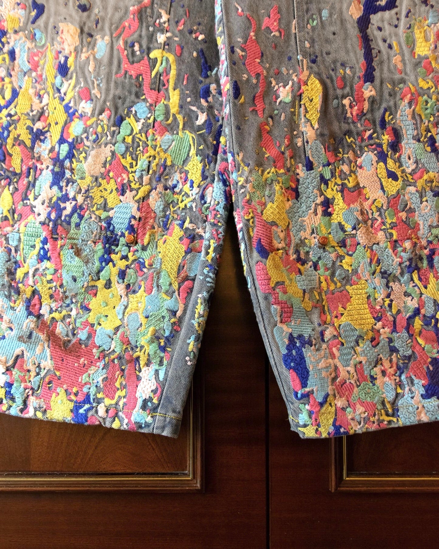 EMBROIDERED CARPENTER JEANS