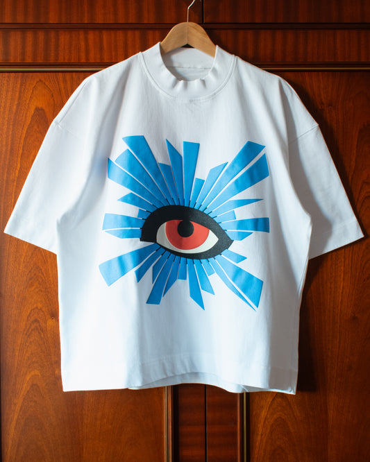 ALL-SEEING HEAVYWEIGHT TEE IN WHITE