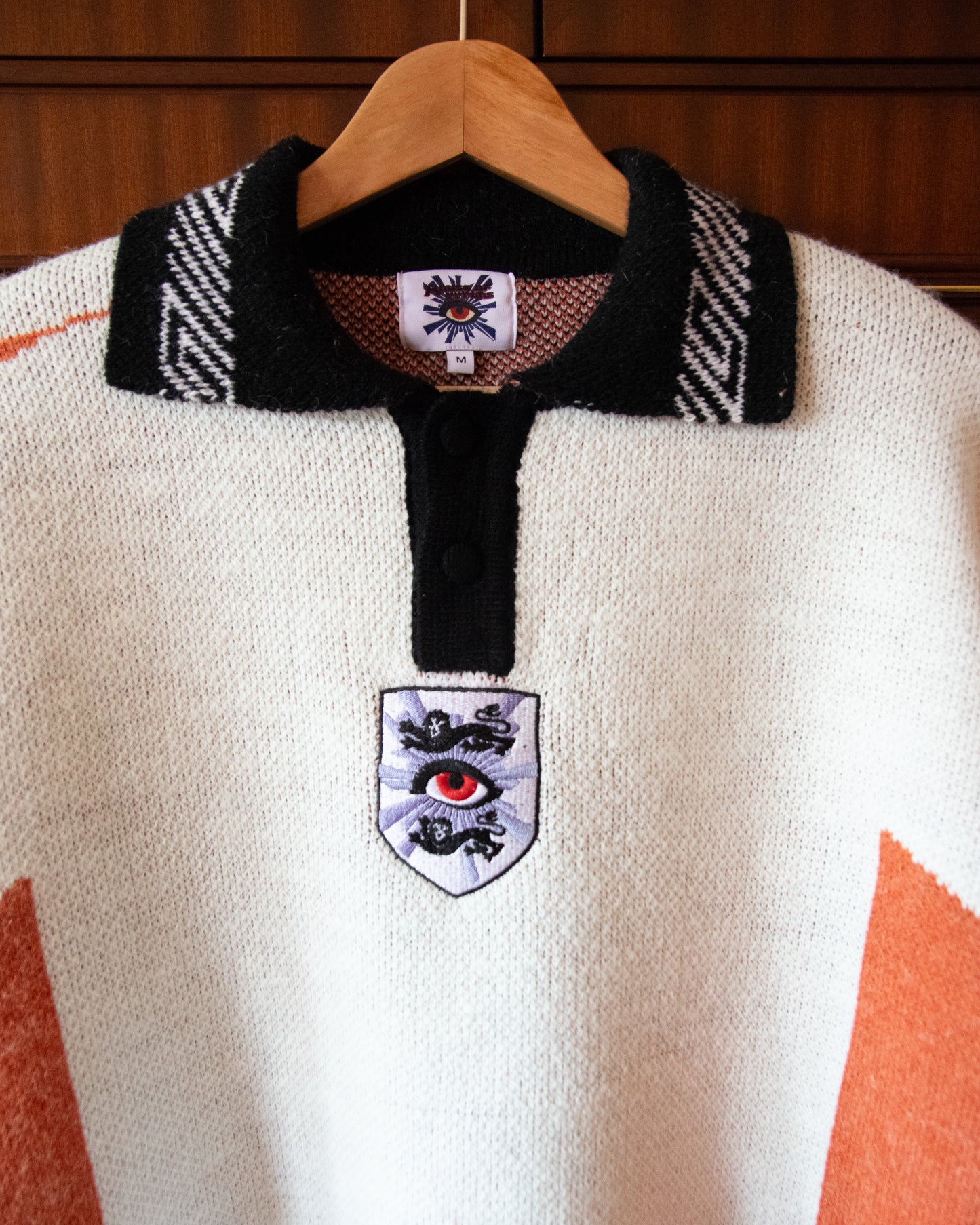 KNITTED FOOTBALL TOP - ENGLAND