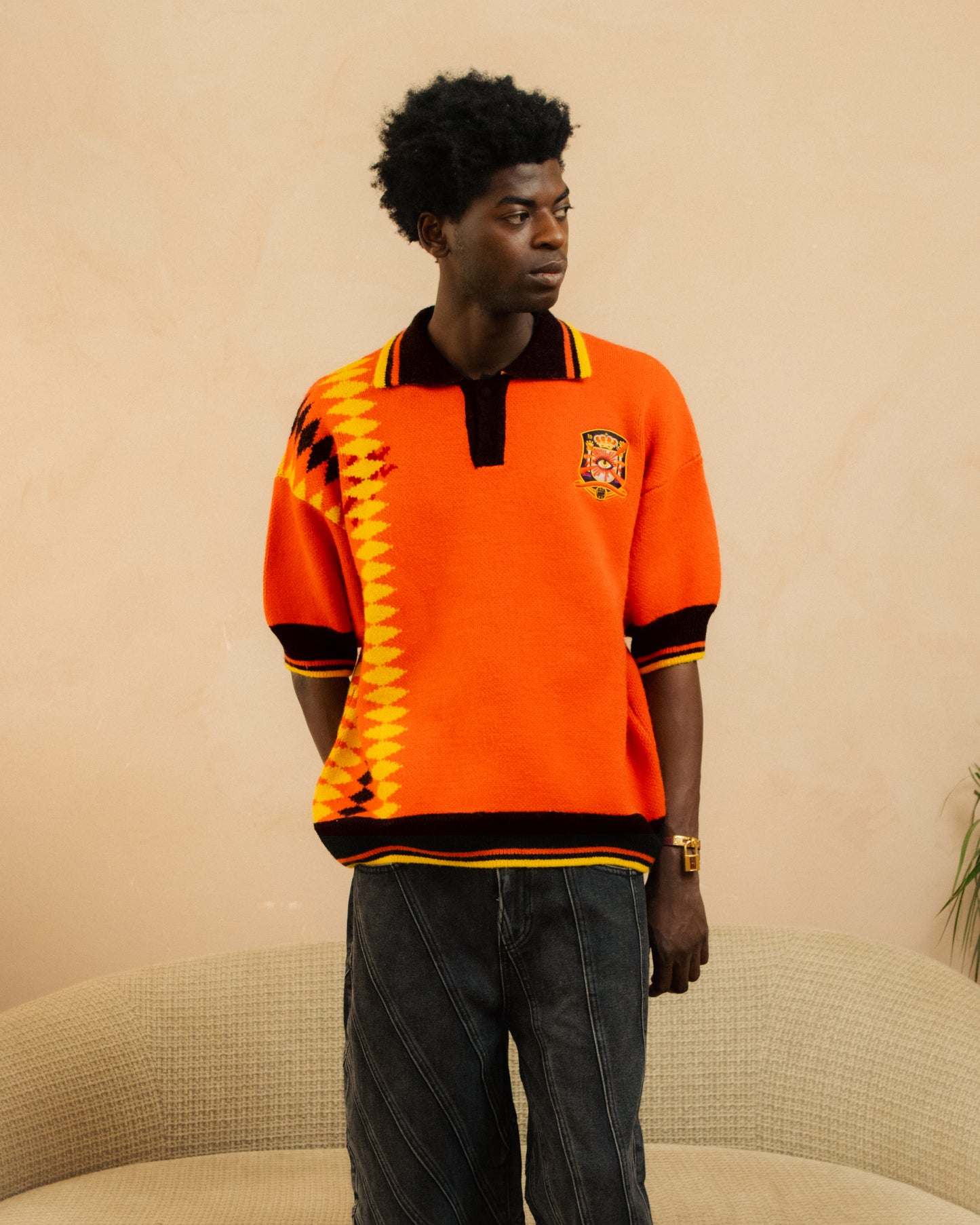 KNITTED FOOTBALL TOP - ESPAÑA