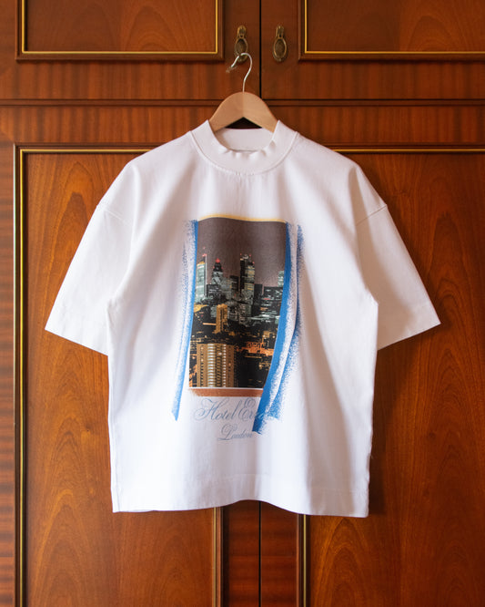 HOTEL ERRORS HEAVYWEIGHT TEE - LONDON (WHITE)