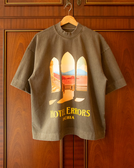 HOTEL ERRORS HEAVYWEIGHT TEE - ISCHIA (SILT)