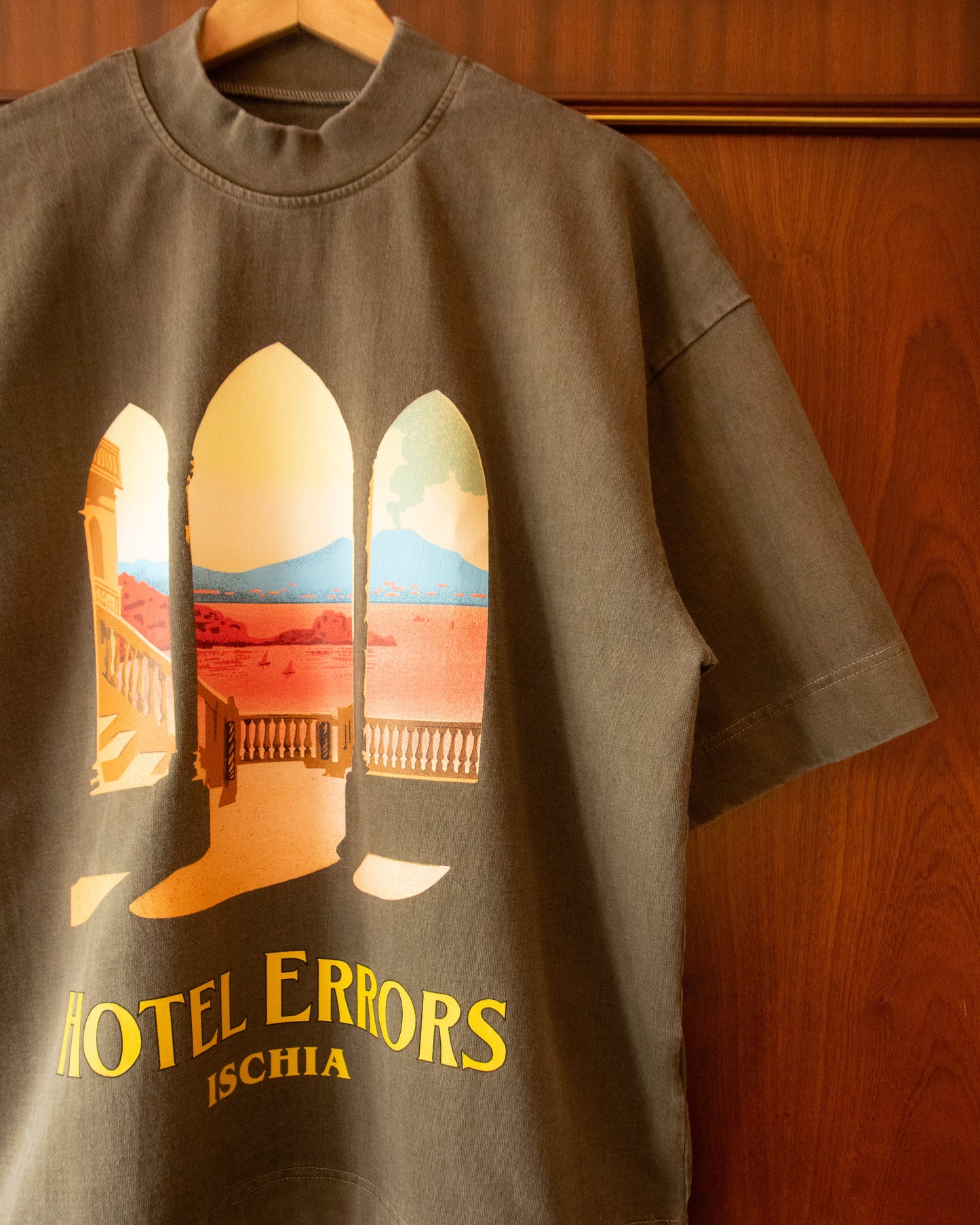 HOTEL ERRORS HEAVYWEIGHT TEE - ISCHIA (SILT)