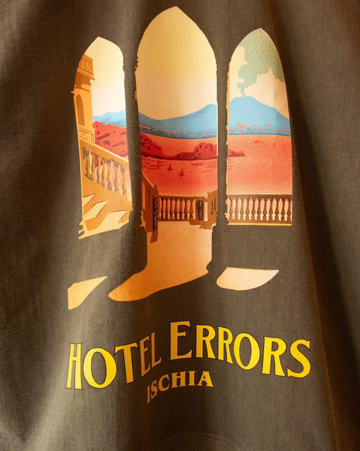 HOTEL ERRORS HEAVYWEIGHT TEE - ISCHIA (SILT)