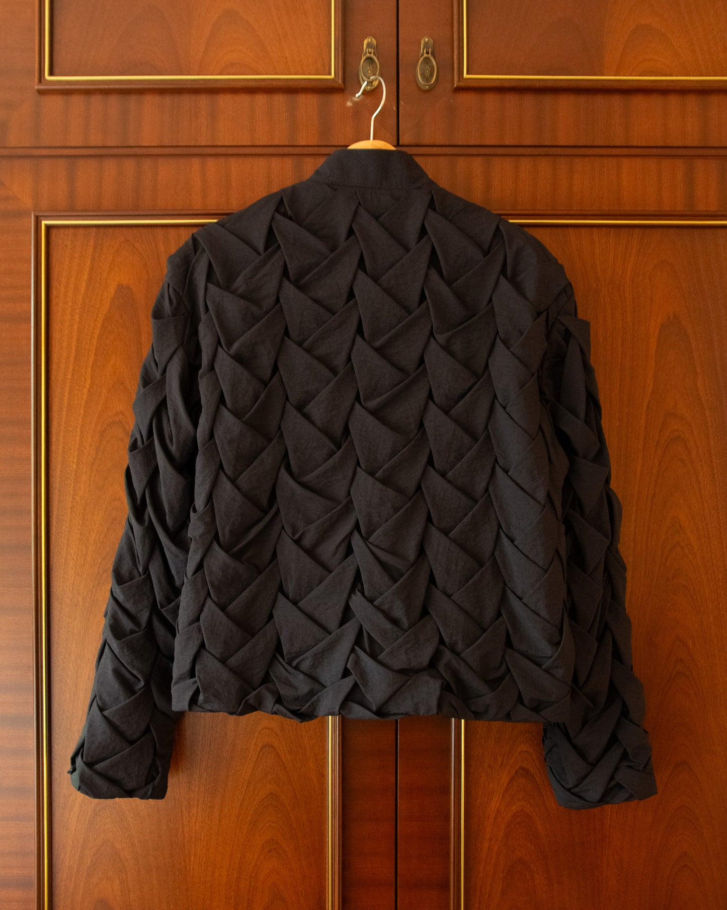 SMOCKWEAVE TRACK JACKET