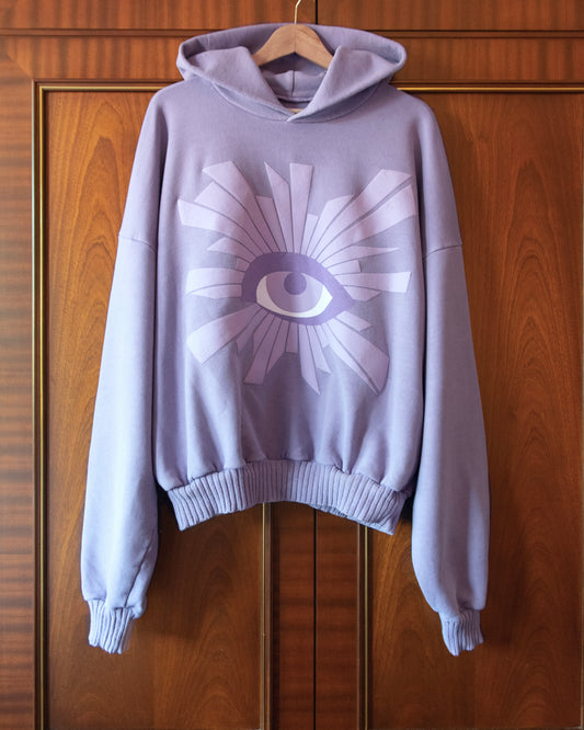 ALL-SEEING HOODIE IN WISTERIA