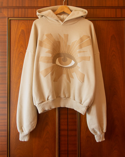 ALL-SEEING HOODIE IN SAHARA