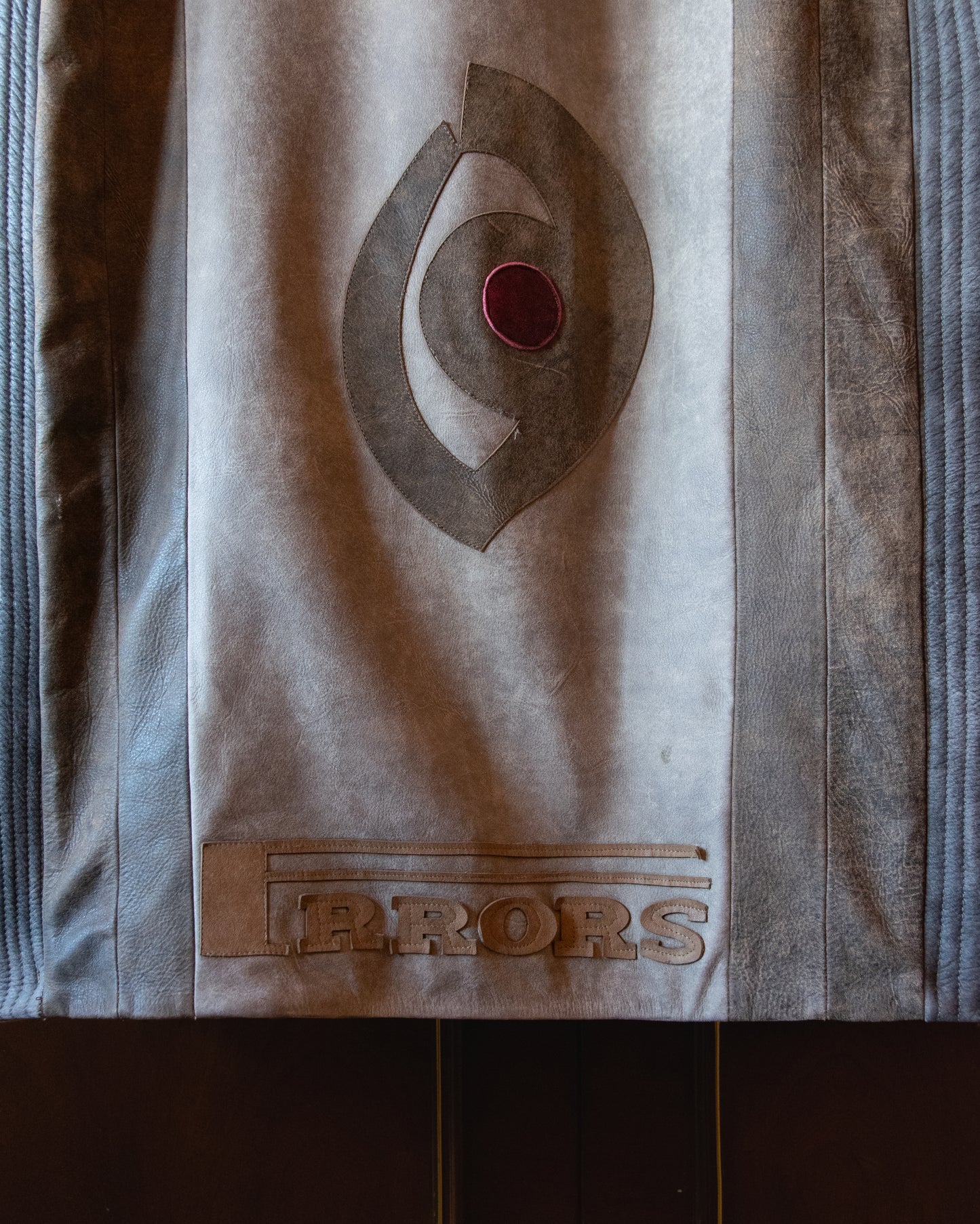 LEATHER MOTO TRENCH COAT