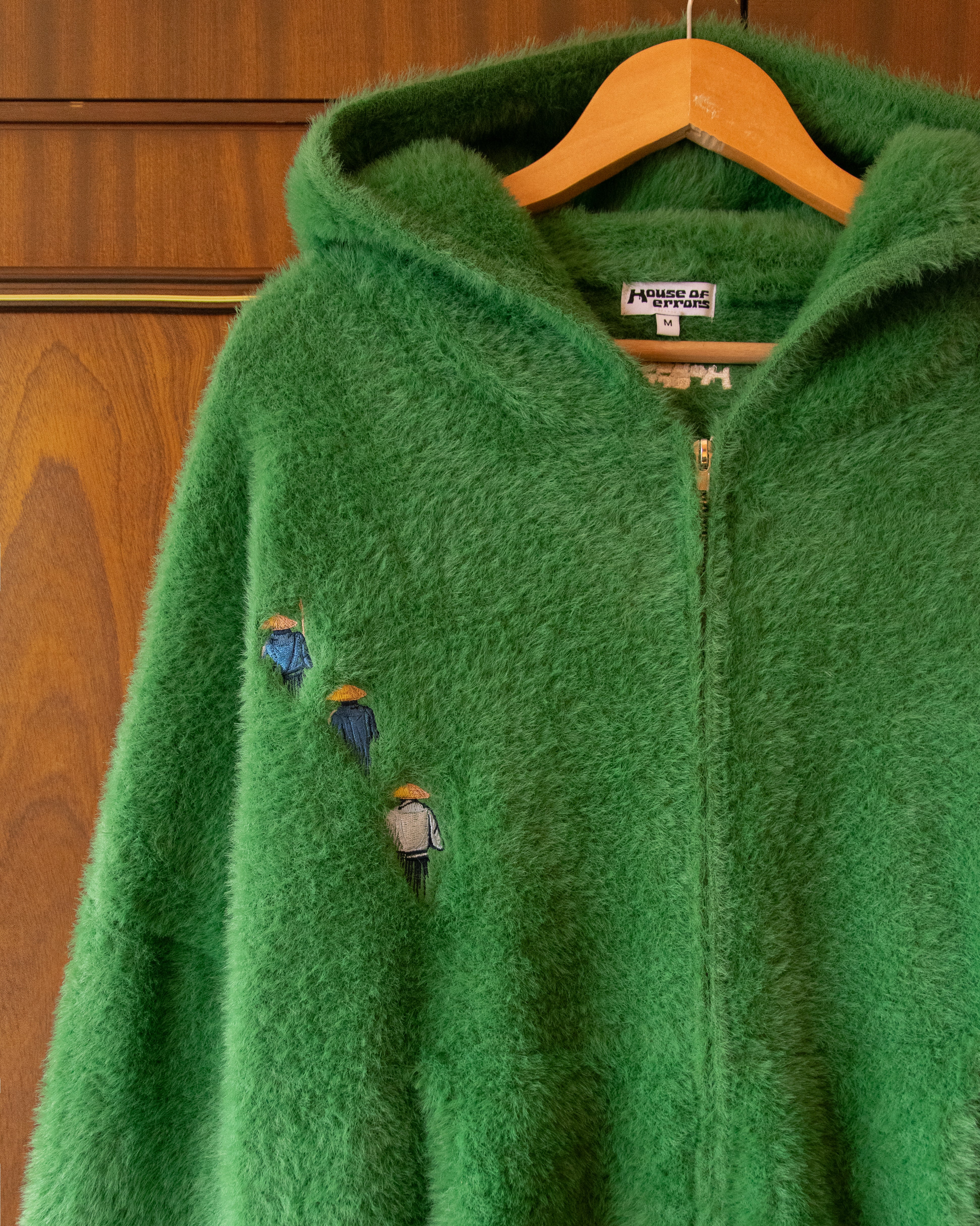 Worn-Out Shaggy Grunge Hoodie モヘア　フーディ SHAGGY KNITTED EXPLORERS HOODIE – HOUSE OF ERRORS