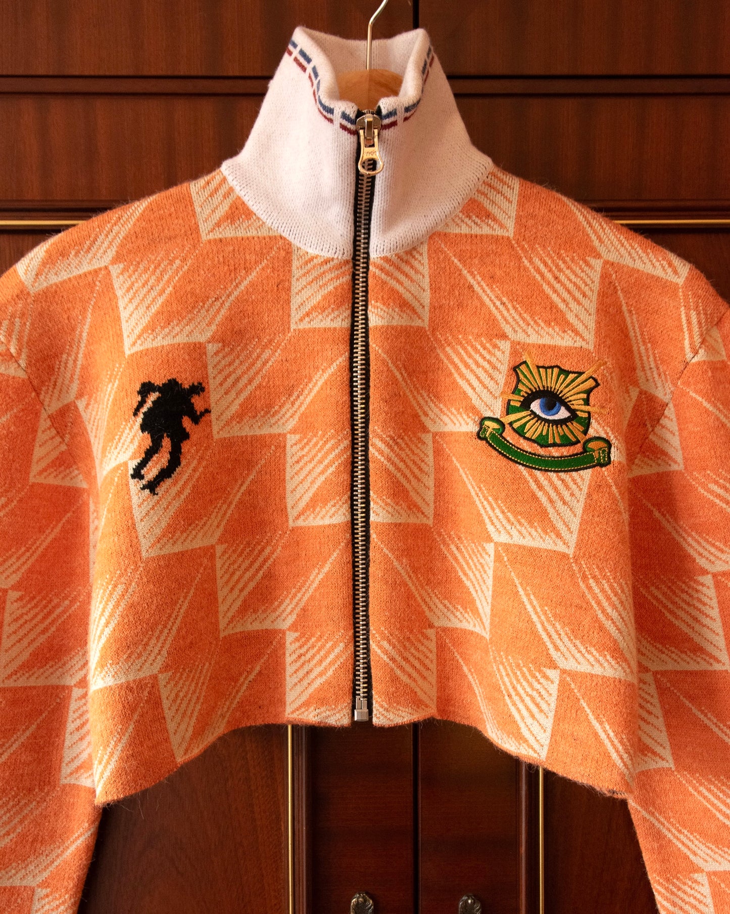 DUTCH SWAN WOMENS KNITTED FOOTBALL JACKET