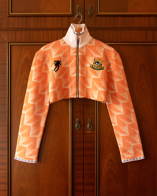 DUTCH SWAN WOMENS KNITTED FOOTBALL JACKET