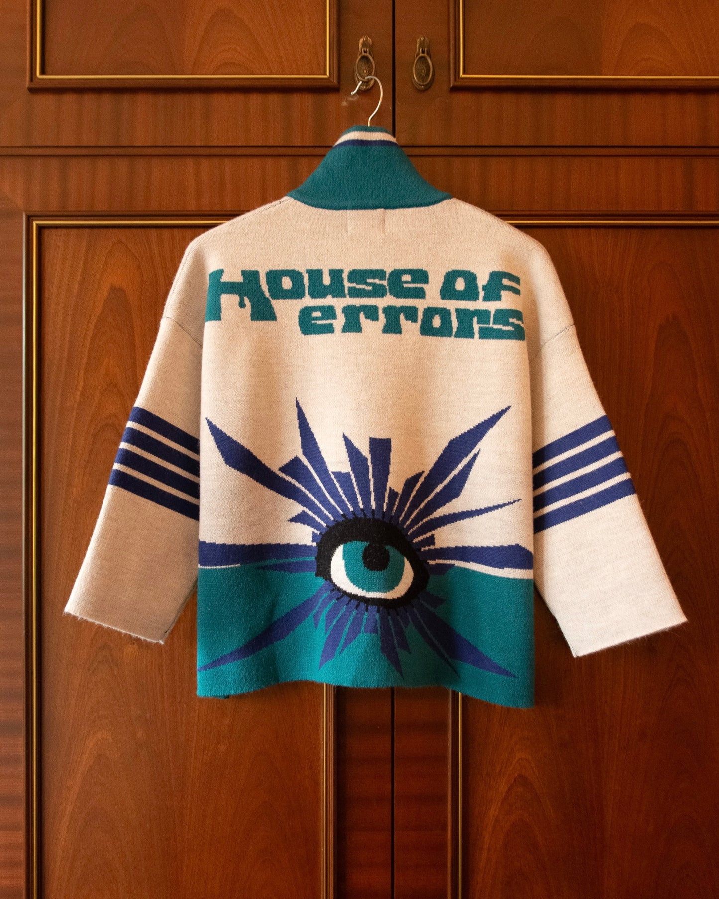 LE AQUILOTTI KNITTED FOOTBALL JACKET