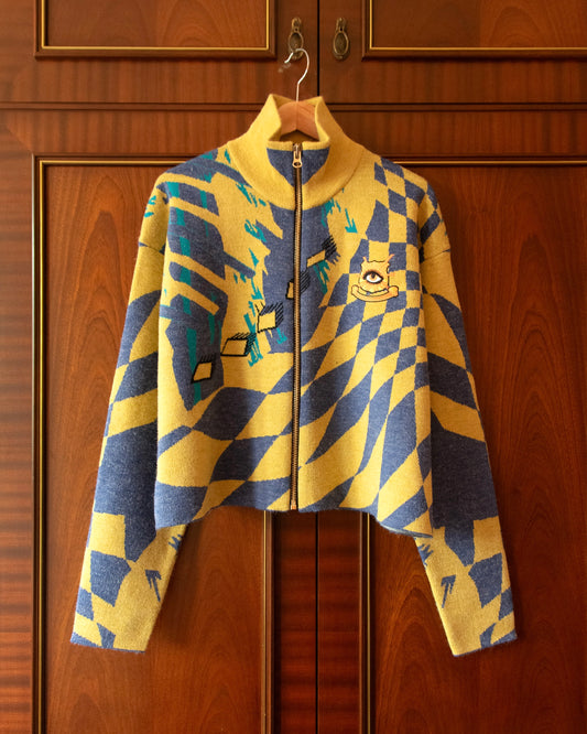 GREAT DANE KNITTED FOOTBALL JACKET