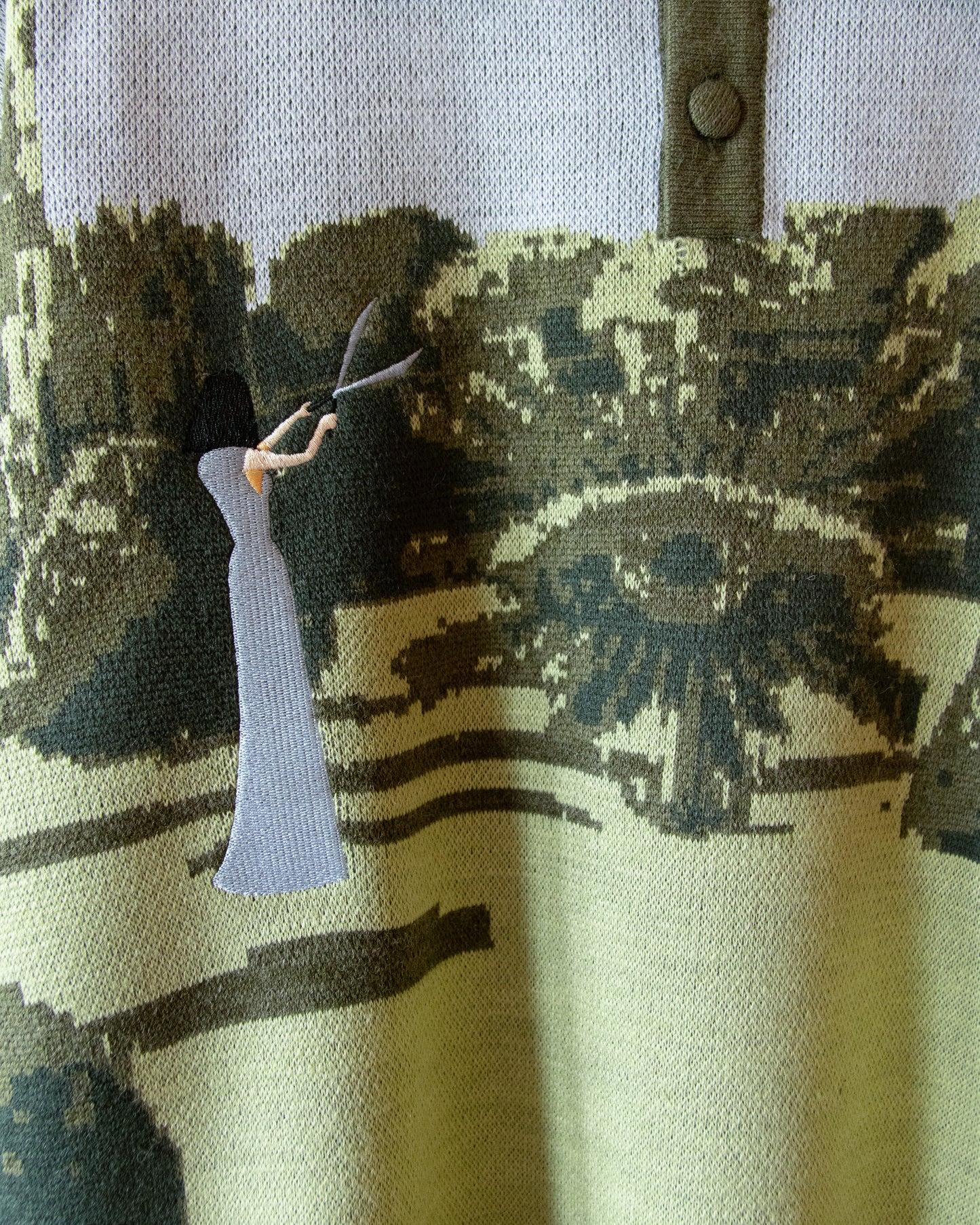 KNITTED GARDEN POLO