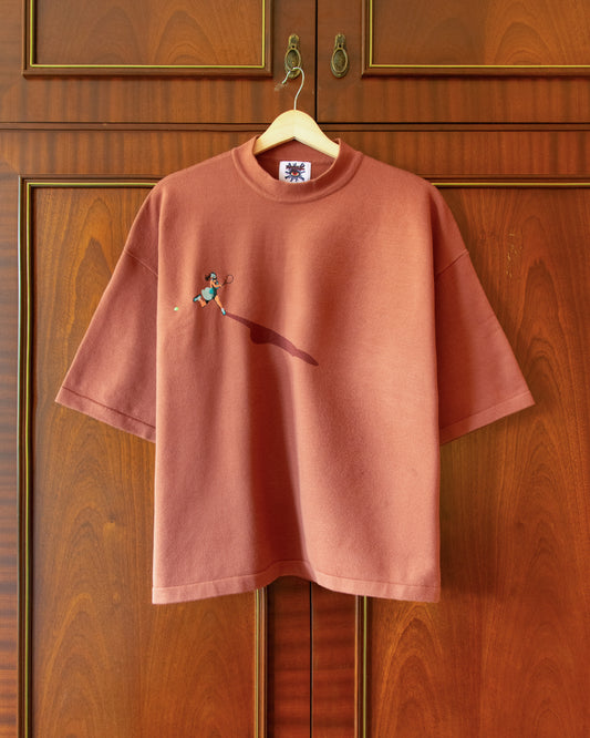 KNITTED TENNIS TEE