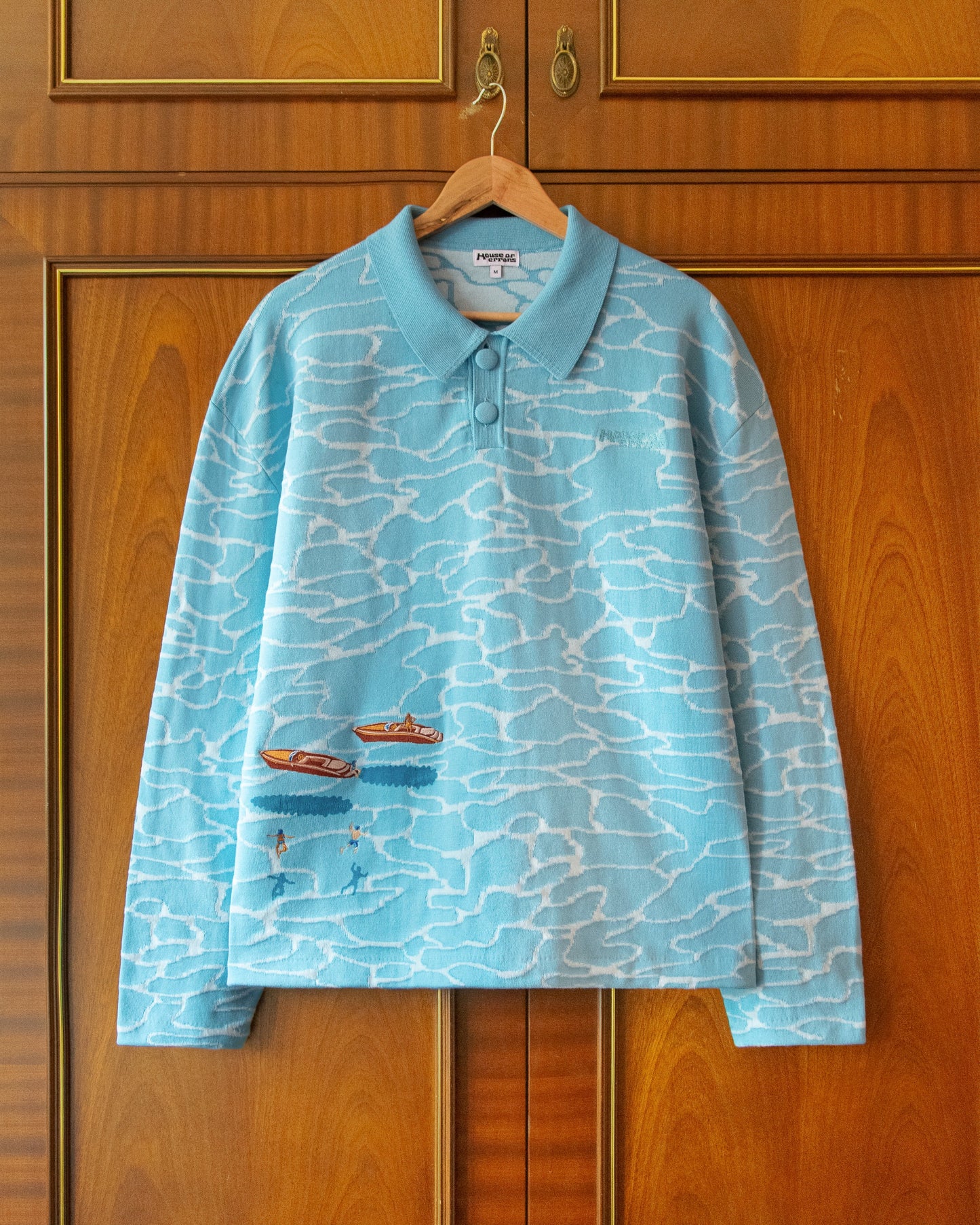 KNITTED COTTON FLOATING RUGBY