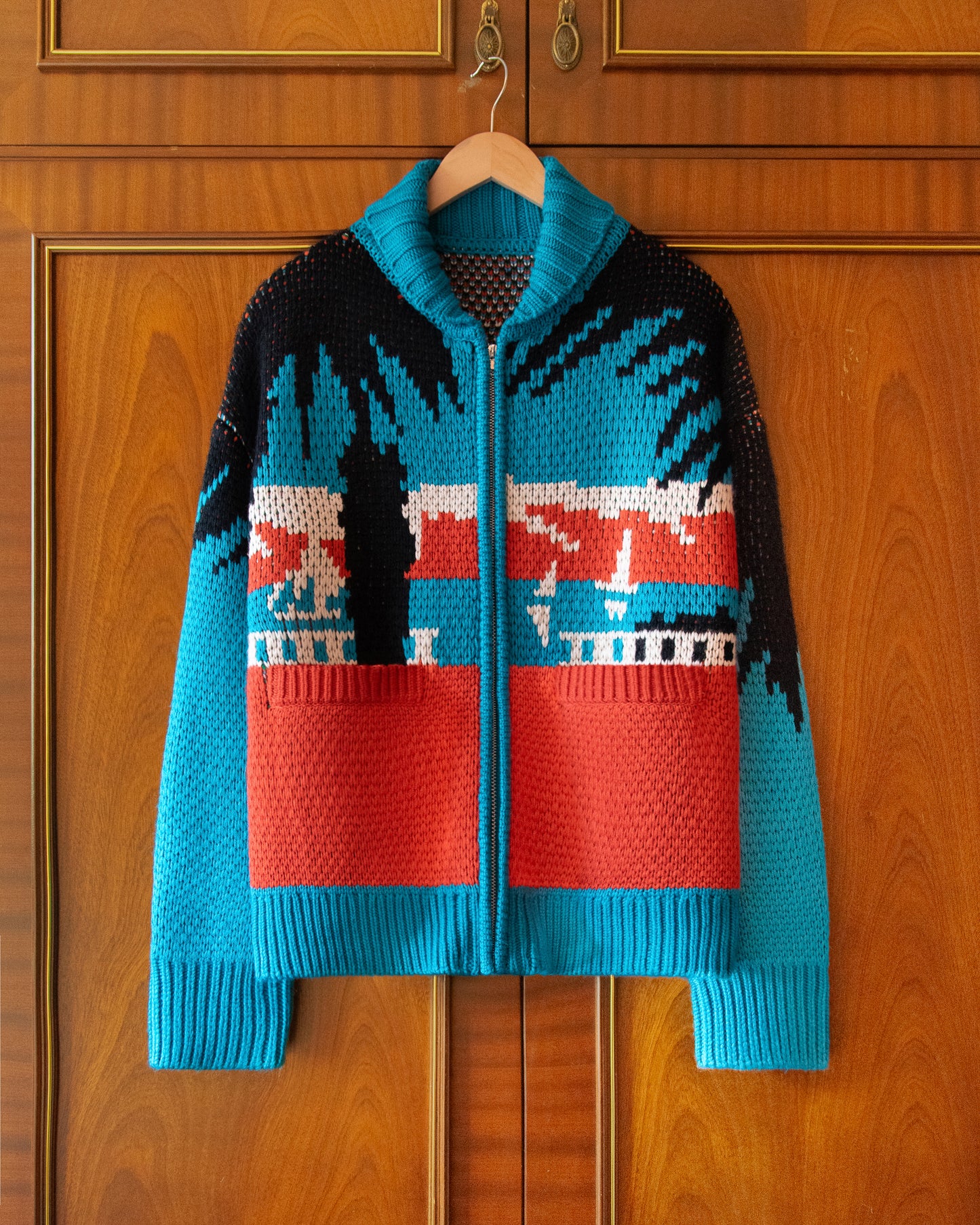 WOOL BLEND HOTEL ERRORS CARDIGAN