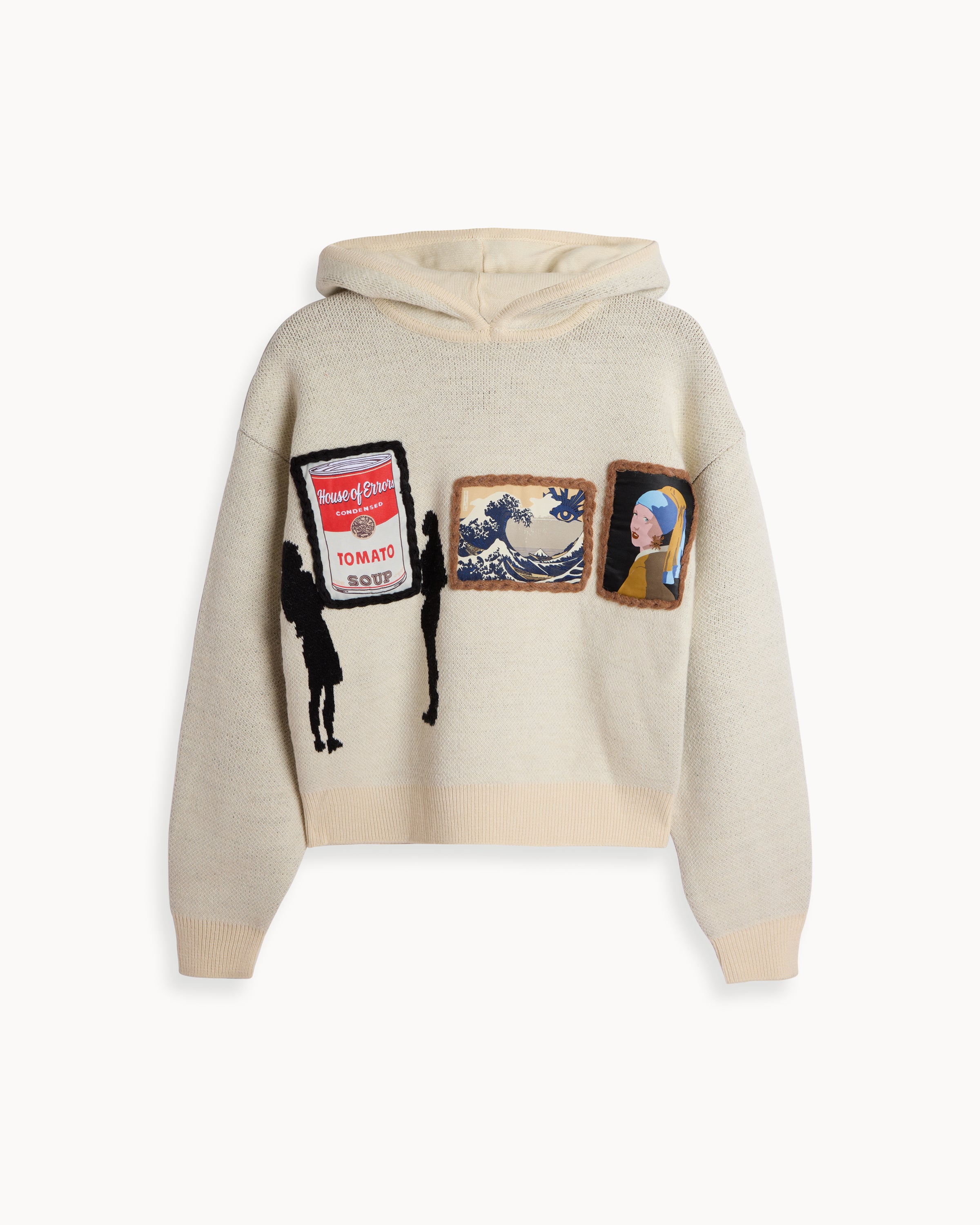 house of errors ハウスオブエラー　ニット KNITTED GALLERY HOODIE – HOUSE OF ERRORS