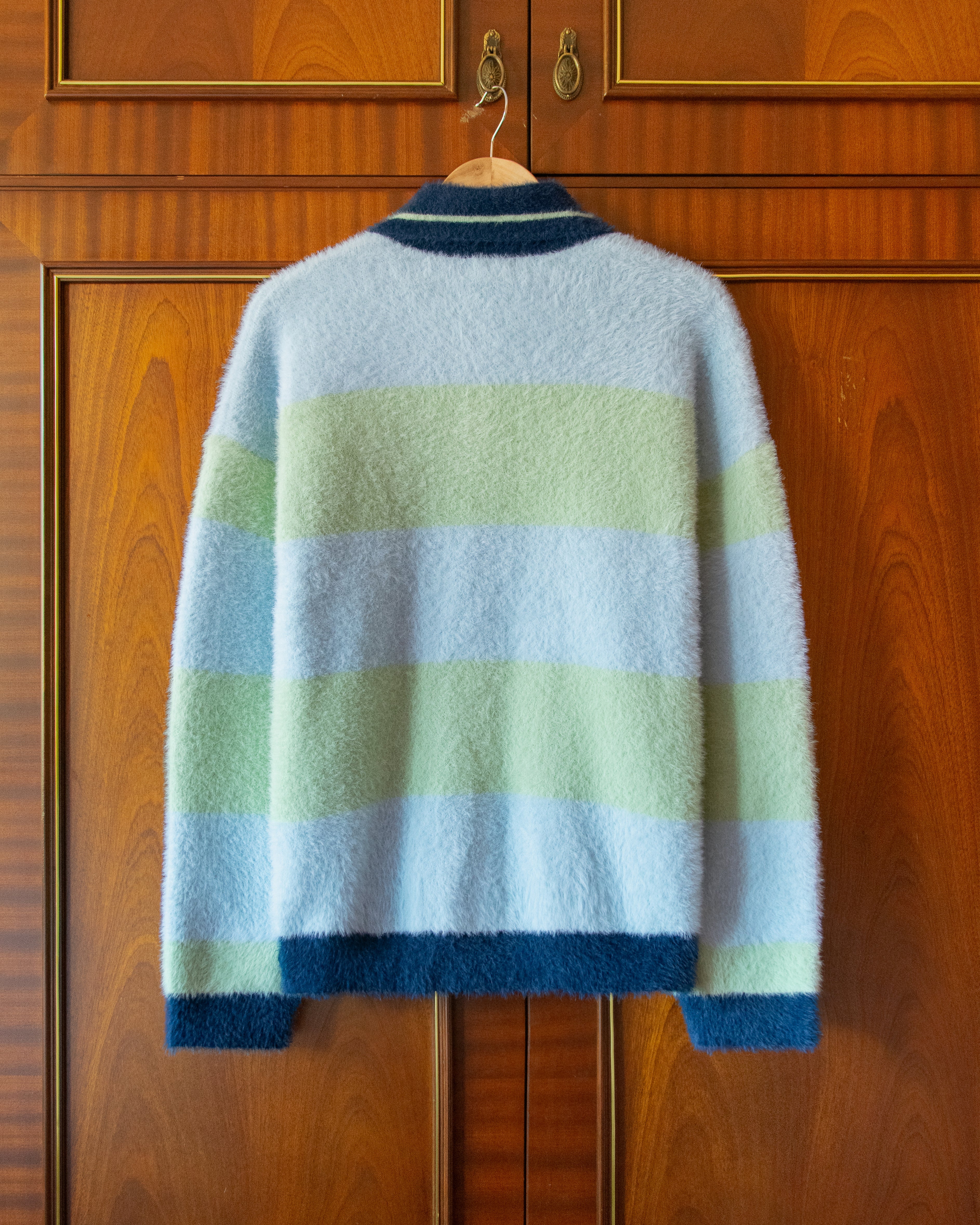 house off errors ニット SHAGGY KNITTED STRIPED SWEATER – HOUSE OF ERRORS