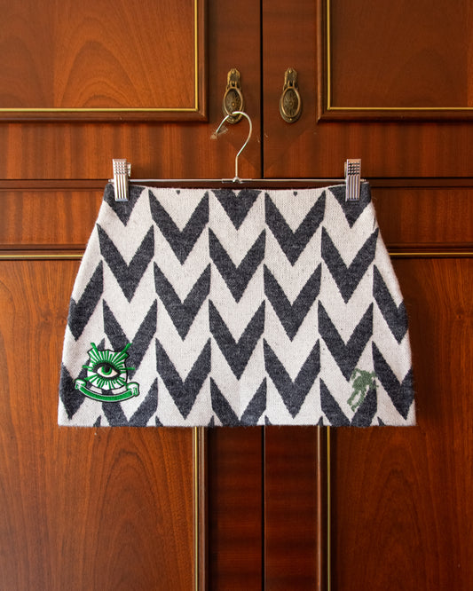 KNITTED FOOTBALL SKIRT