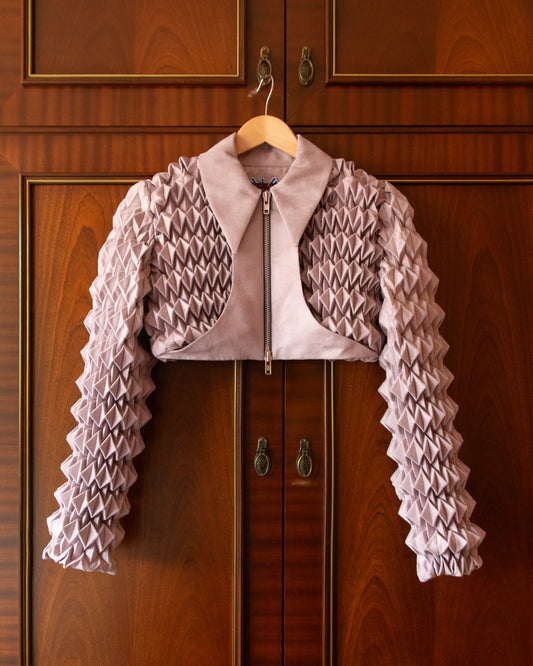 DIAMOND PLEAT JACKET