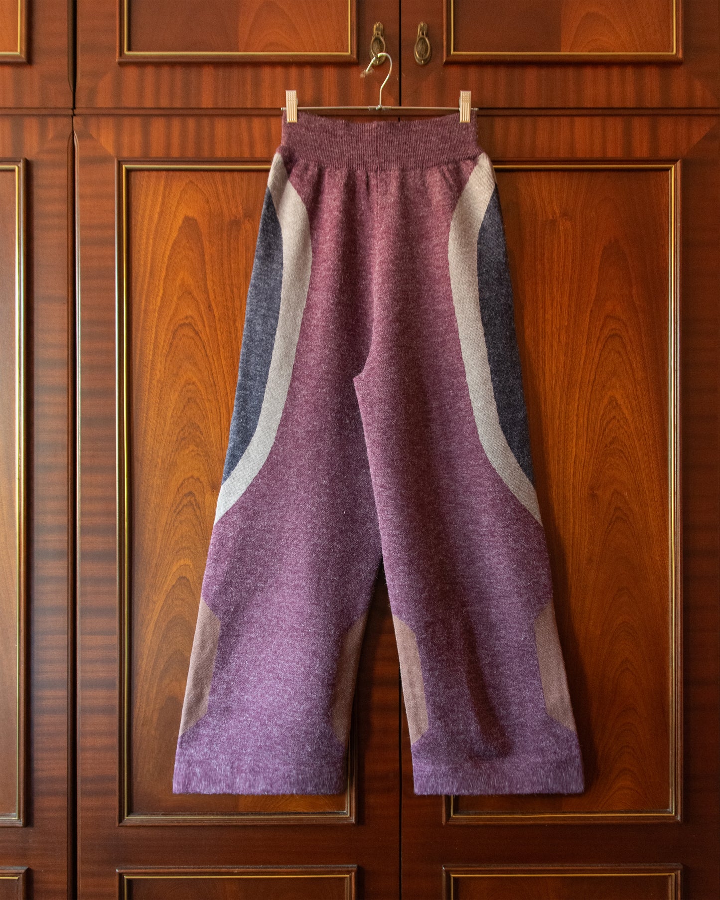 KNITTED MOTO PANTS