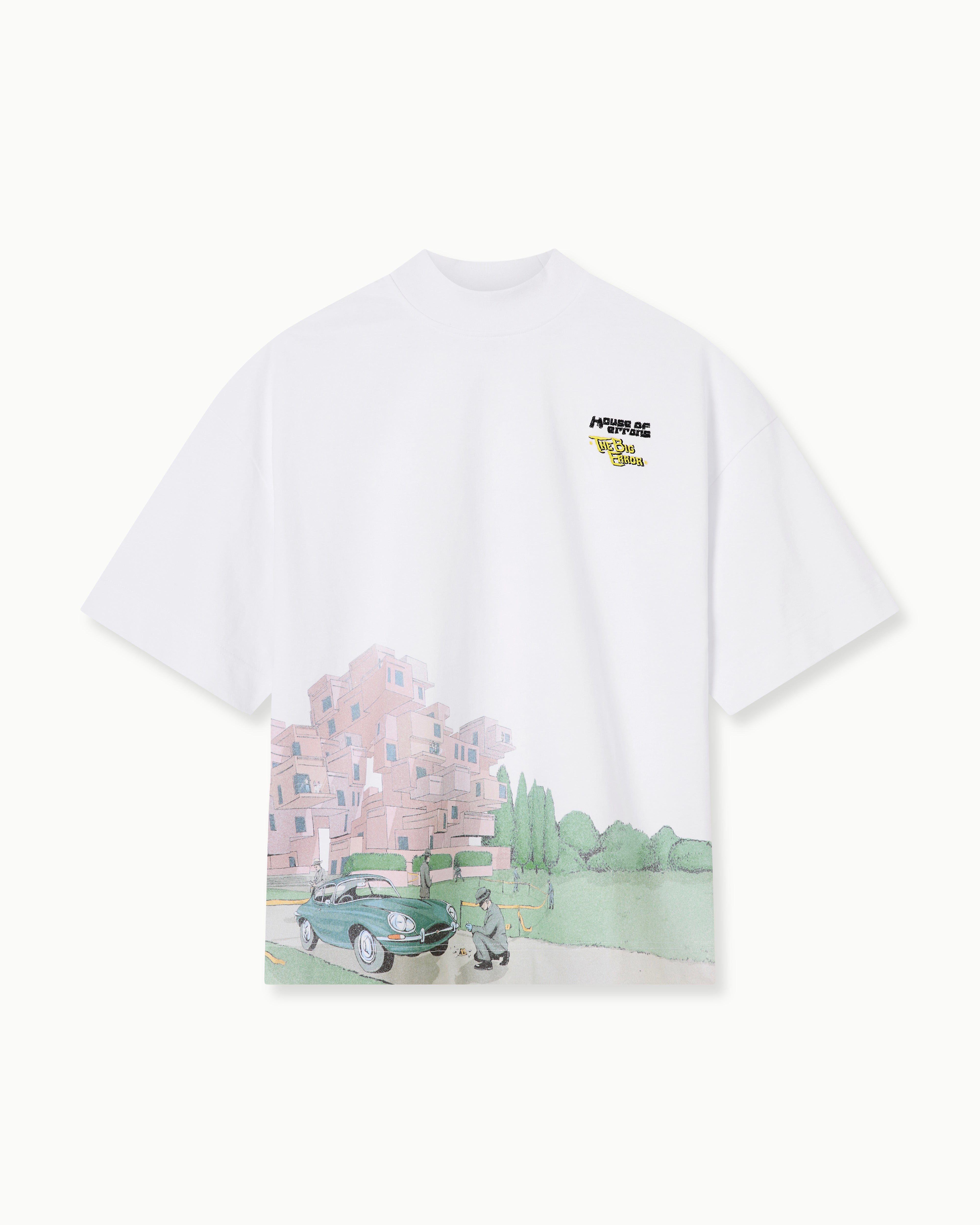 EMBROIDERED PAINT SPLATTER TEE – HOUSE OF ERRORS