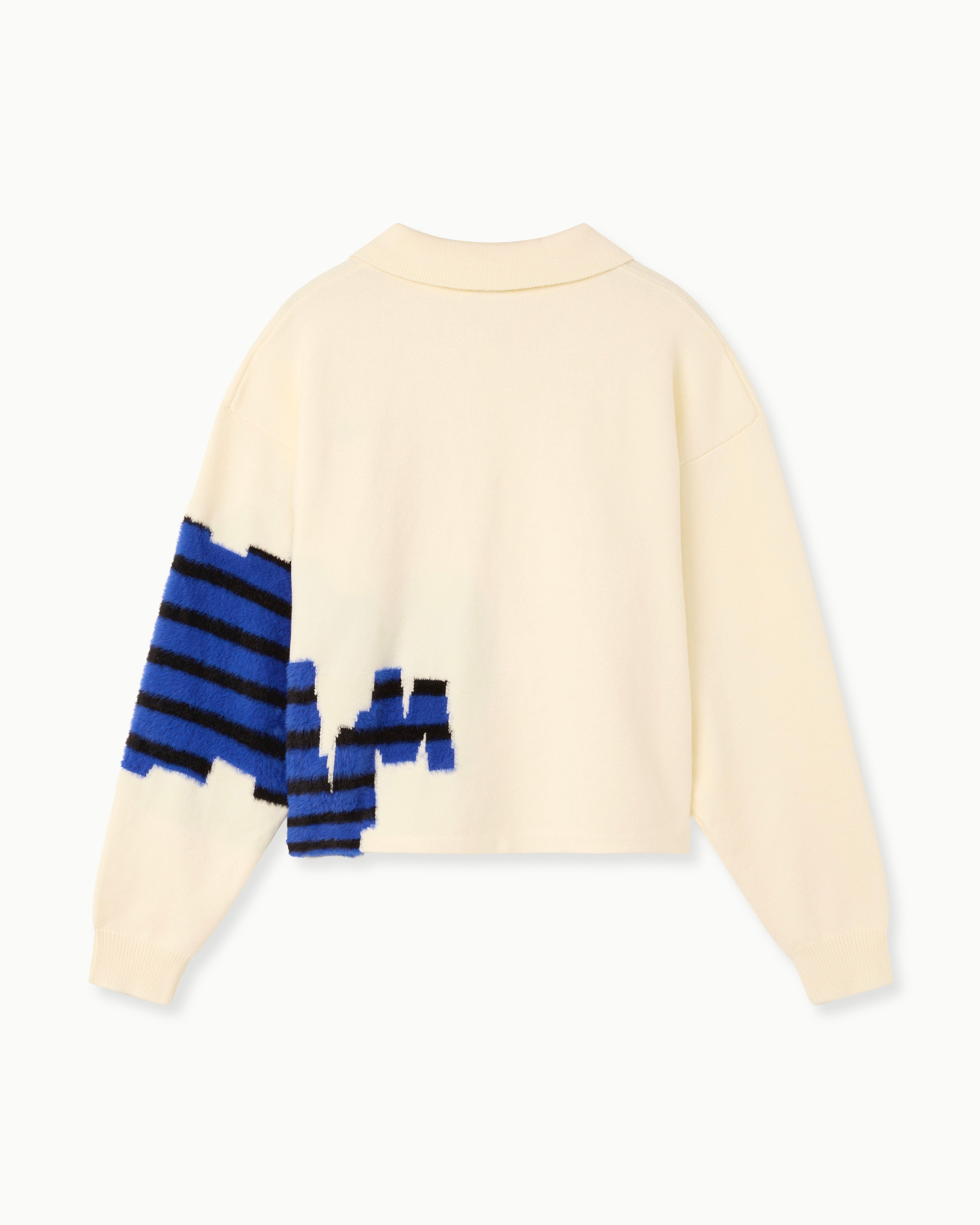 KNITTED WALL PAINTER RUGBY IN CREAM