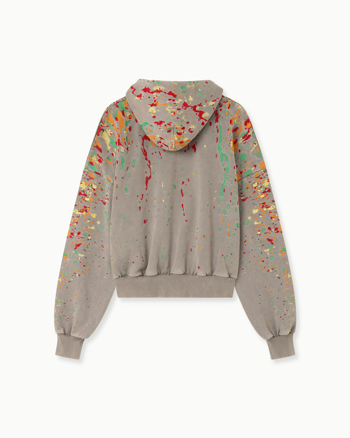 EMBROIDERED PAINT HOODIE