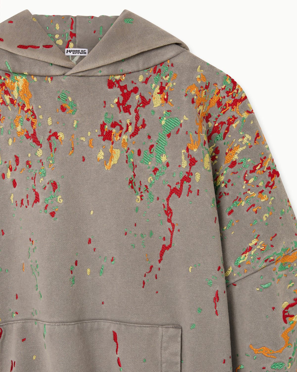 EMBROIDERED PAINT HOODIE
