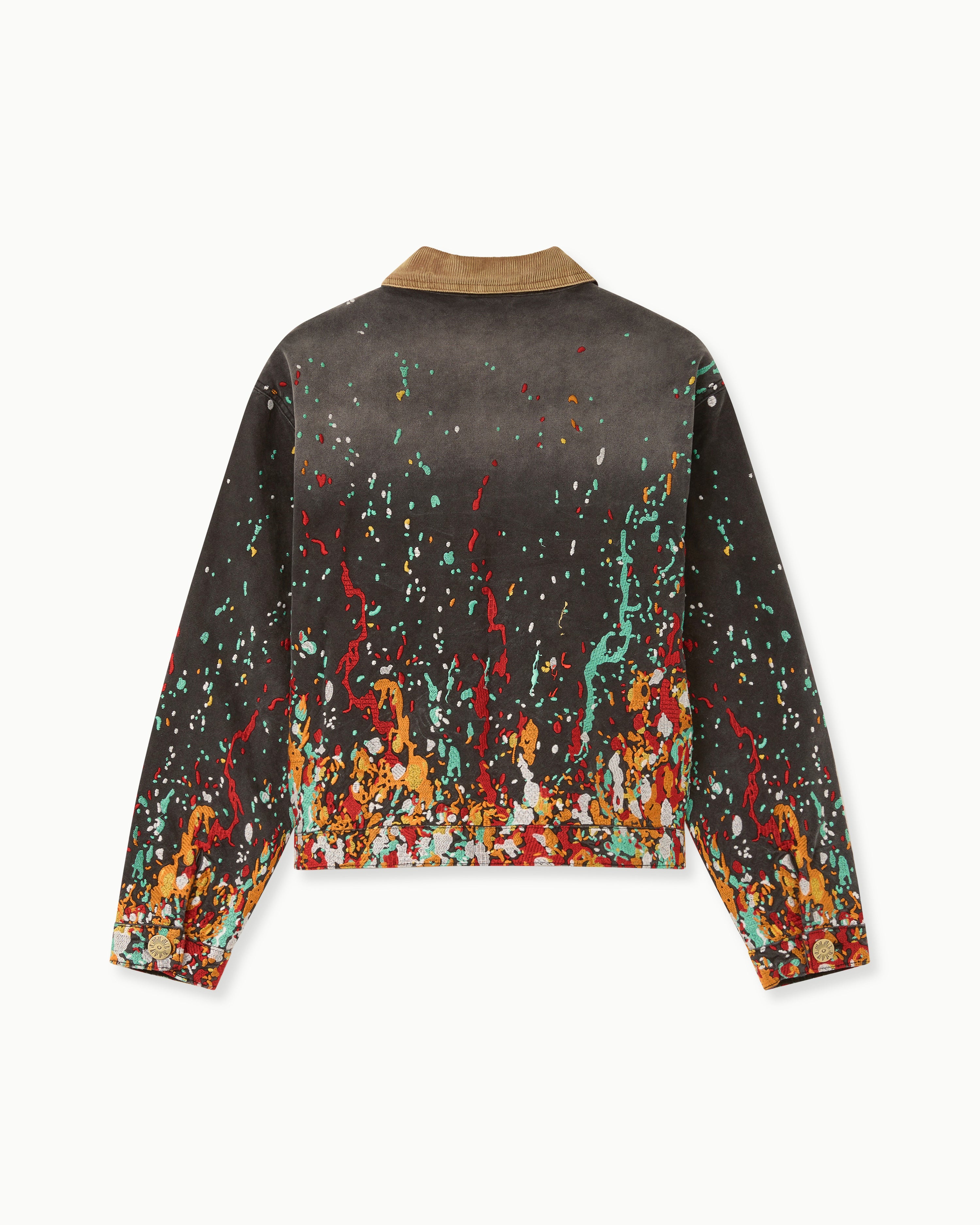 EMBROIDERED PAINT WORKWEAR JACKET
