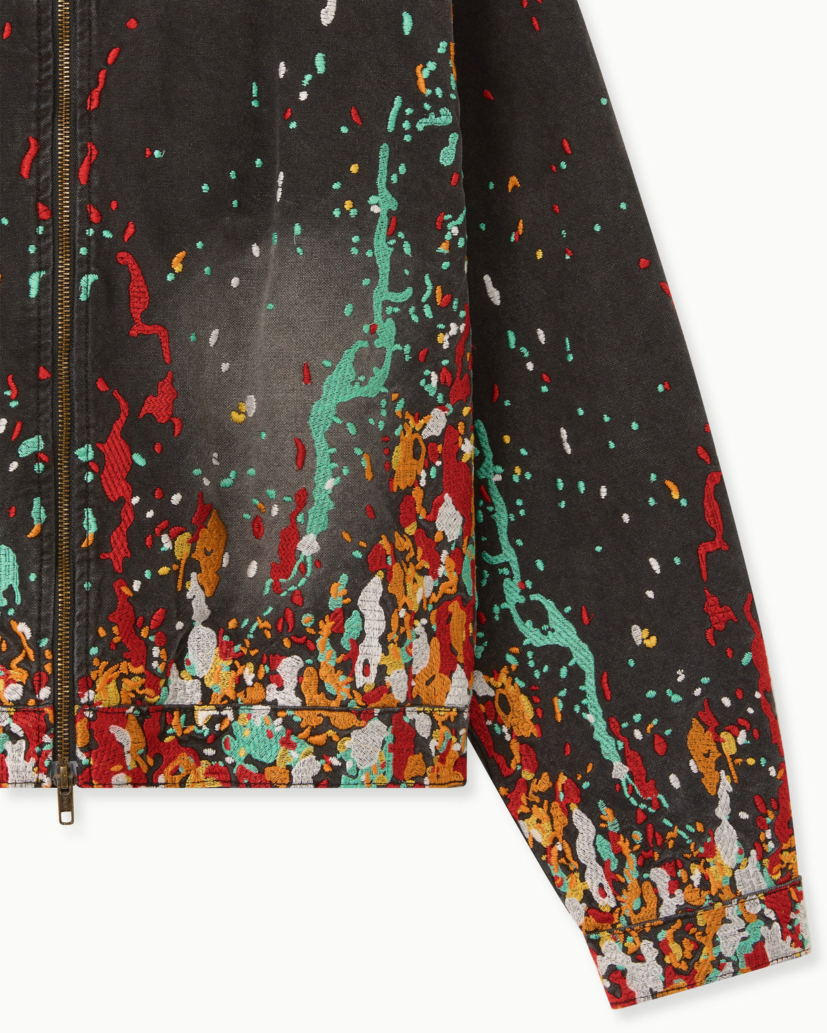 EMBROIDERED PAINT WORKWEAR JACKET