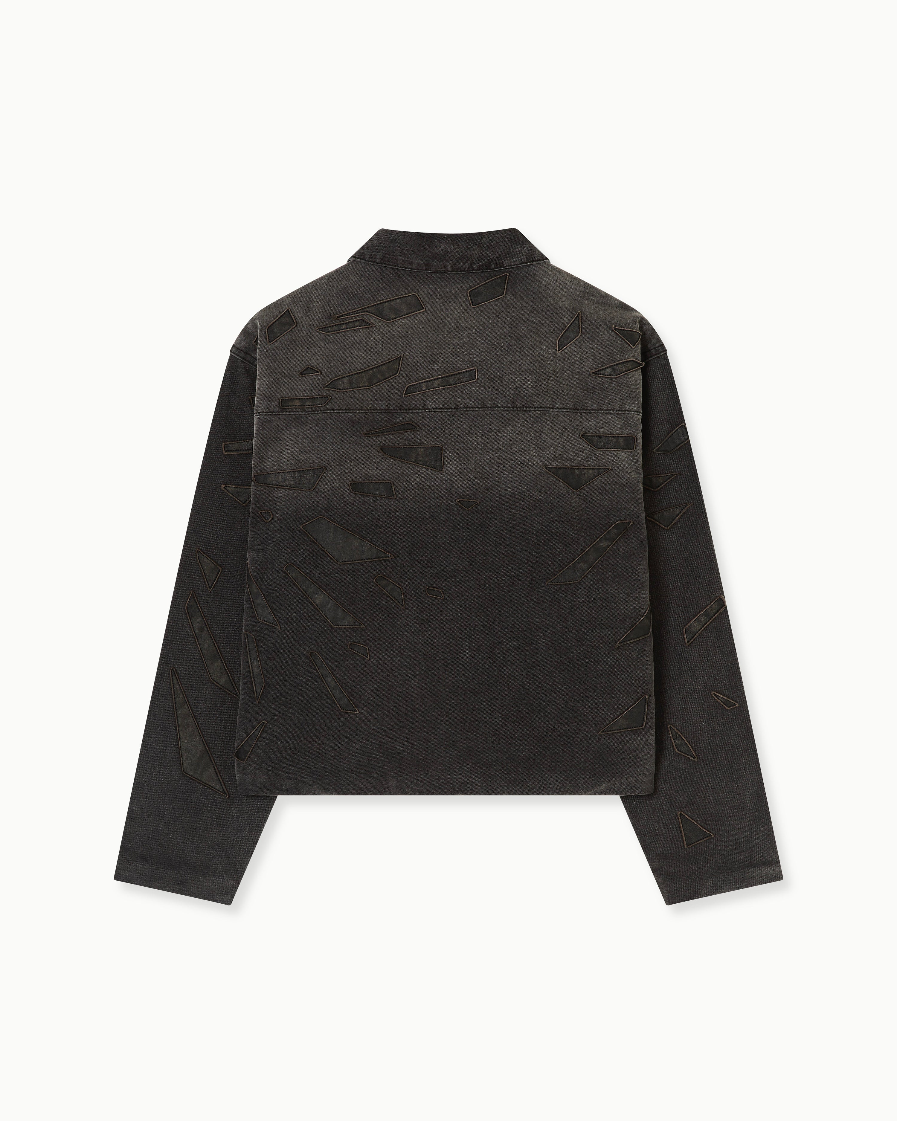 SMASHED LEATHER GLASS JACKET