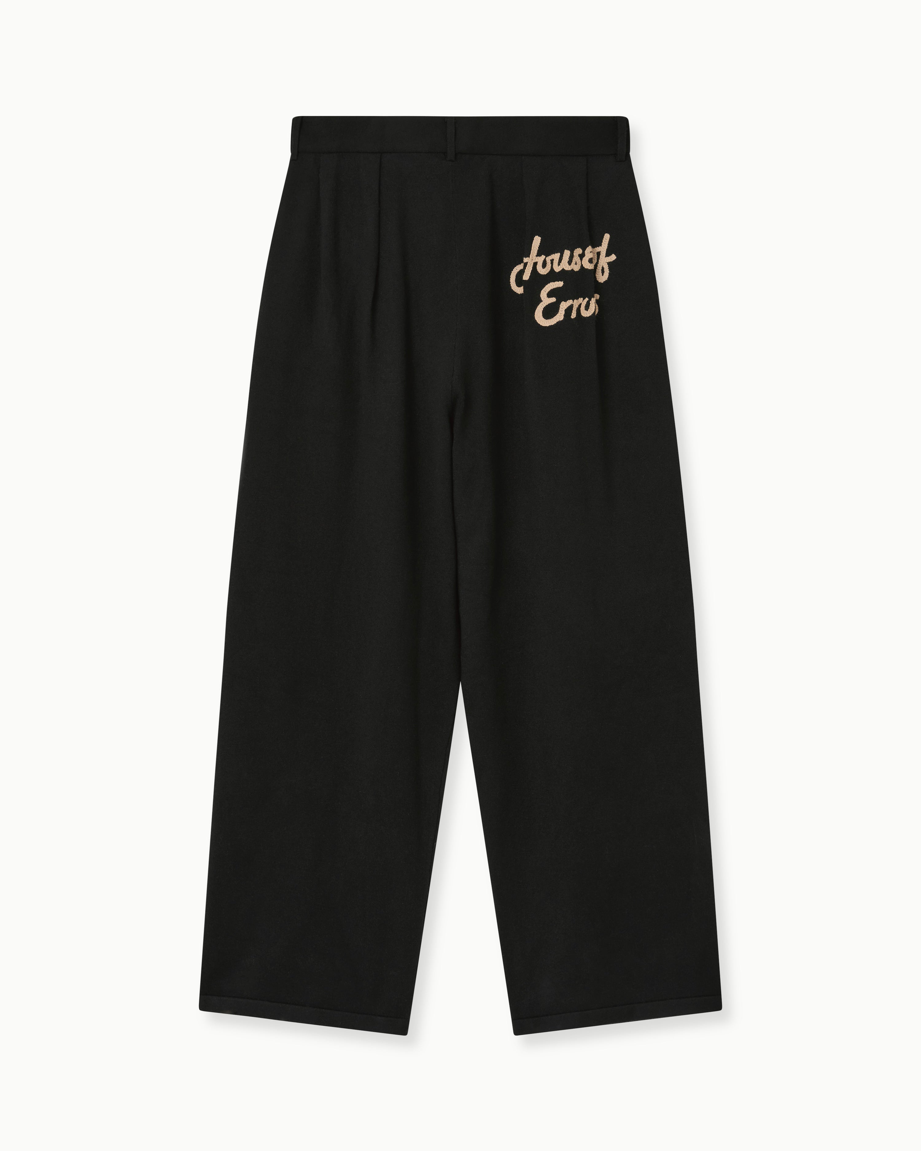 KNITTED CAT BURGLAR TROUSERS
