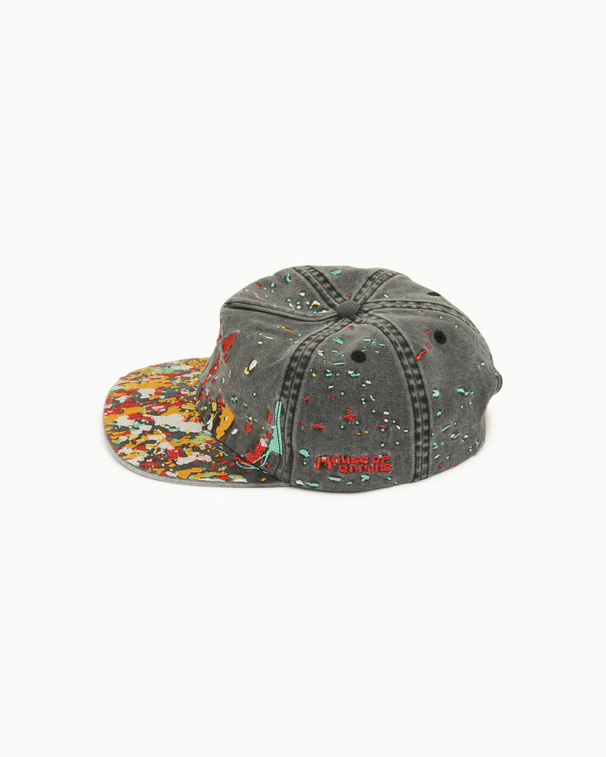 VINTAGE PAINT CAP IN FADED BLACK