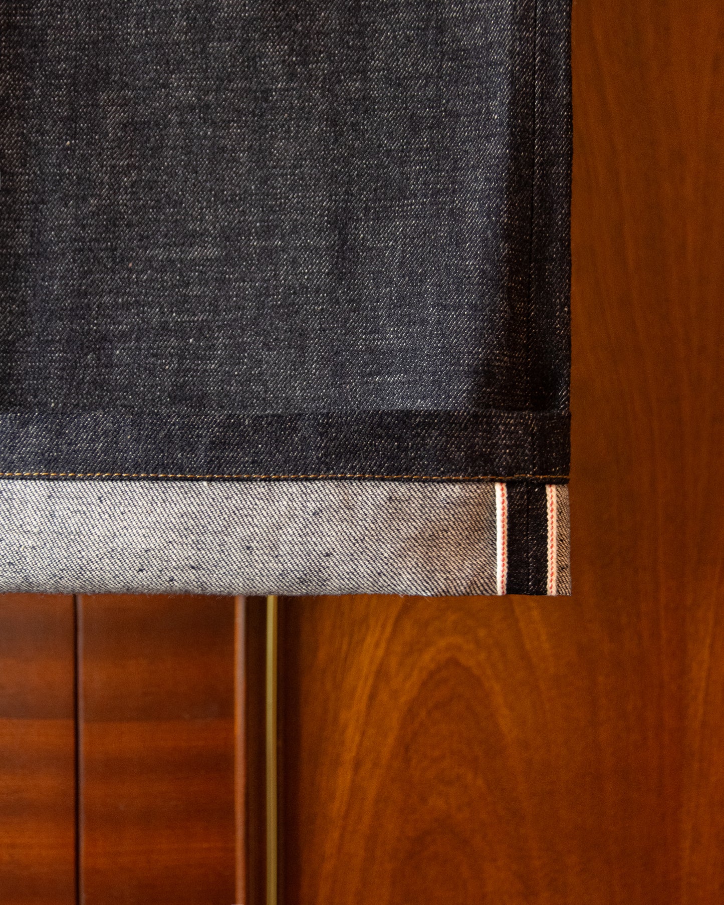 MELTING LEATHER SELVEDGE DENIM