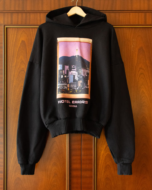 HOTEL ERRORS HOODIE - SEOUL (BLACK)