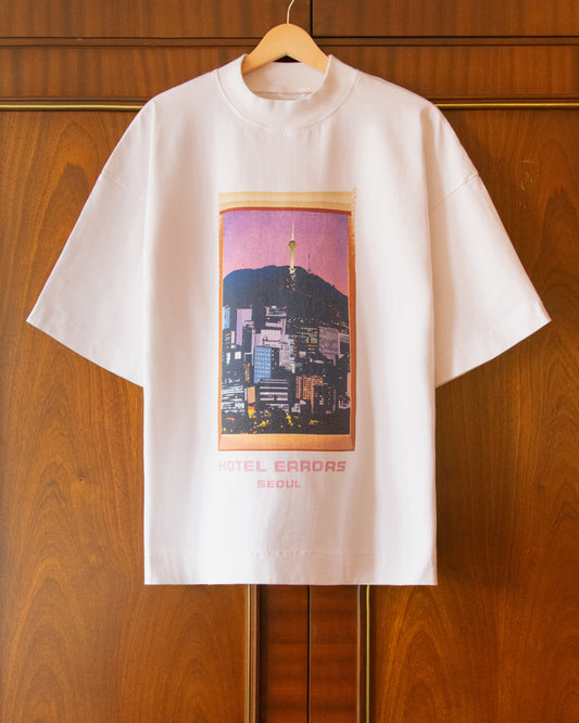 HOTEL ERRORS HEAVYWEIGHT TEE - SEOUL (WHITE)