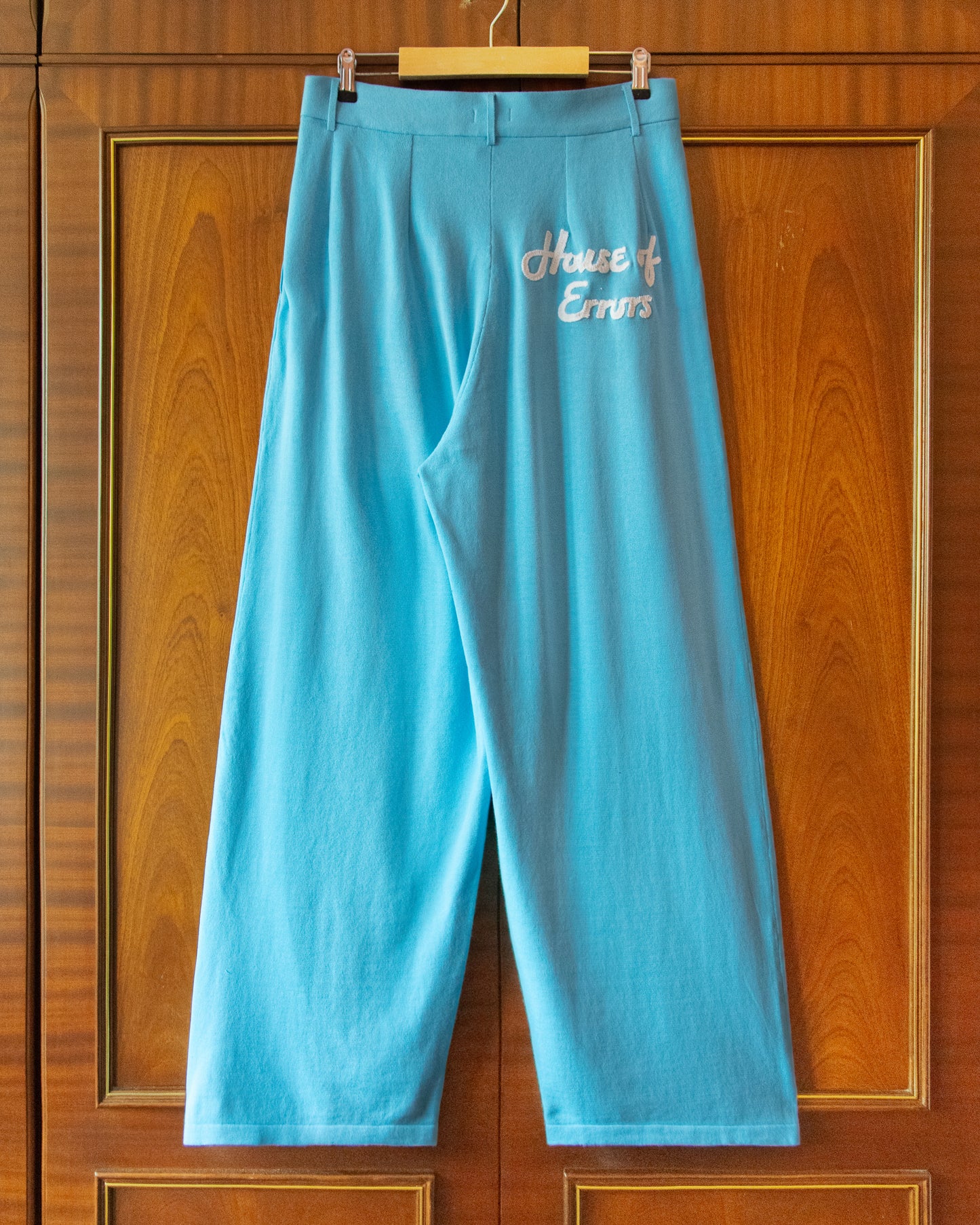 KNITTED COTTON BOAT TROUSERS