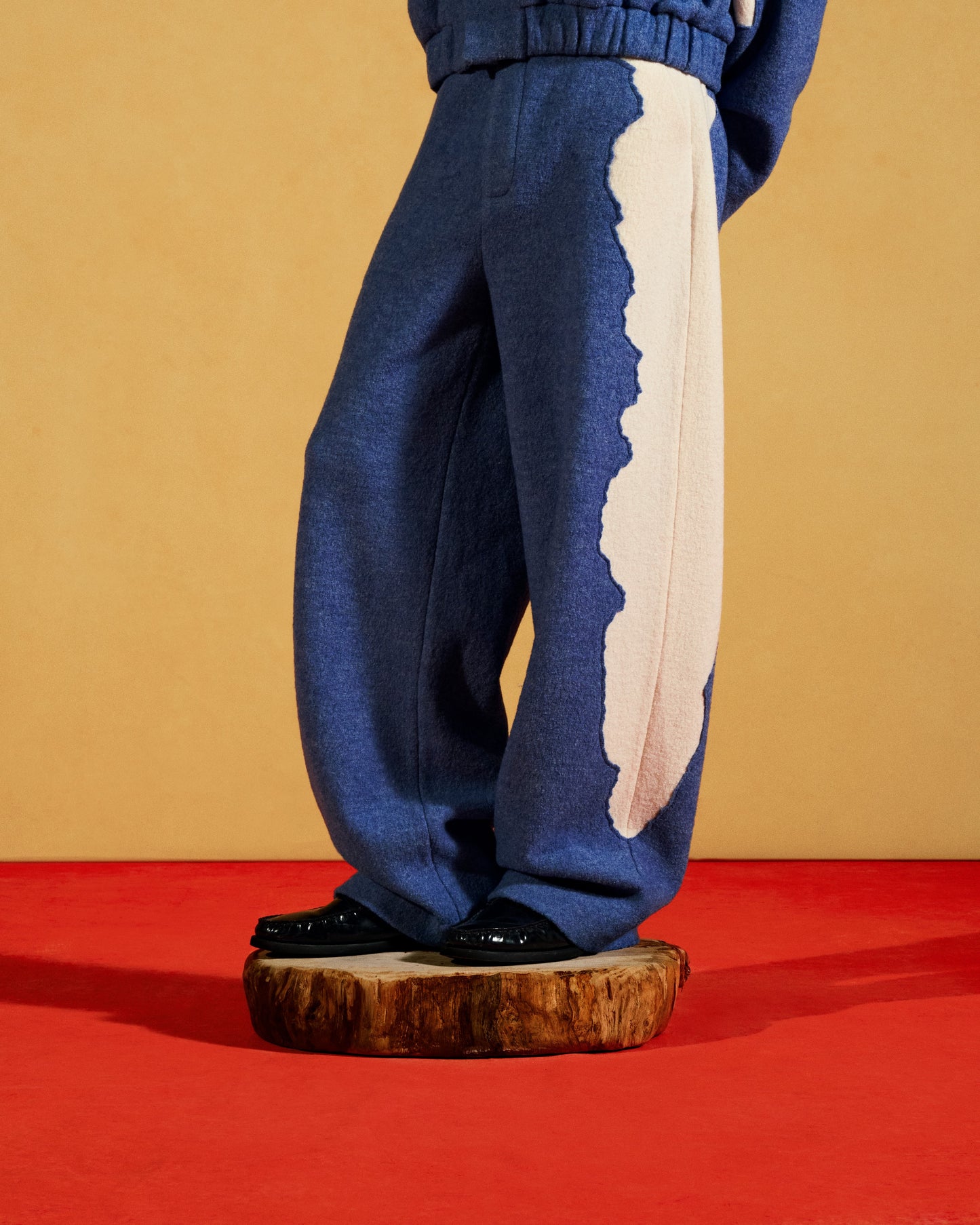 WOOL 'PLANCHE A NEIGE' TROUSERS